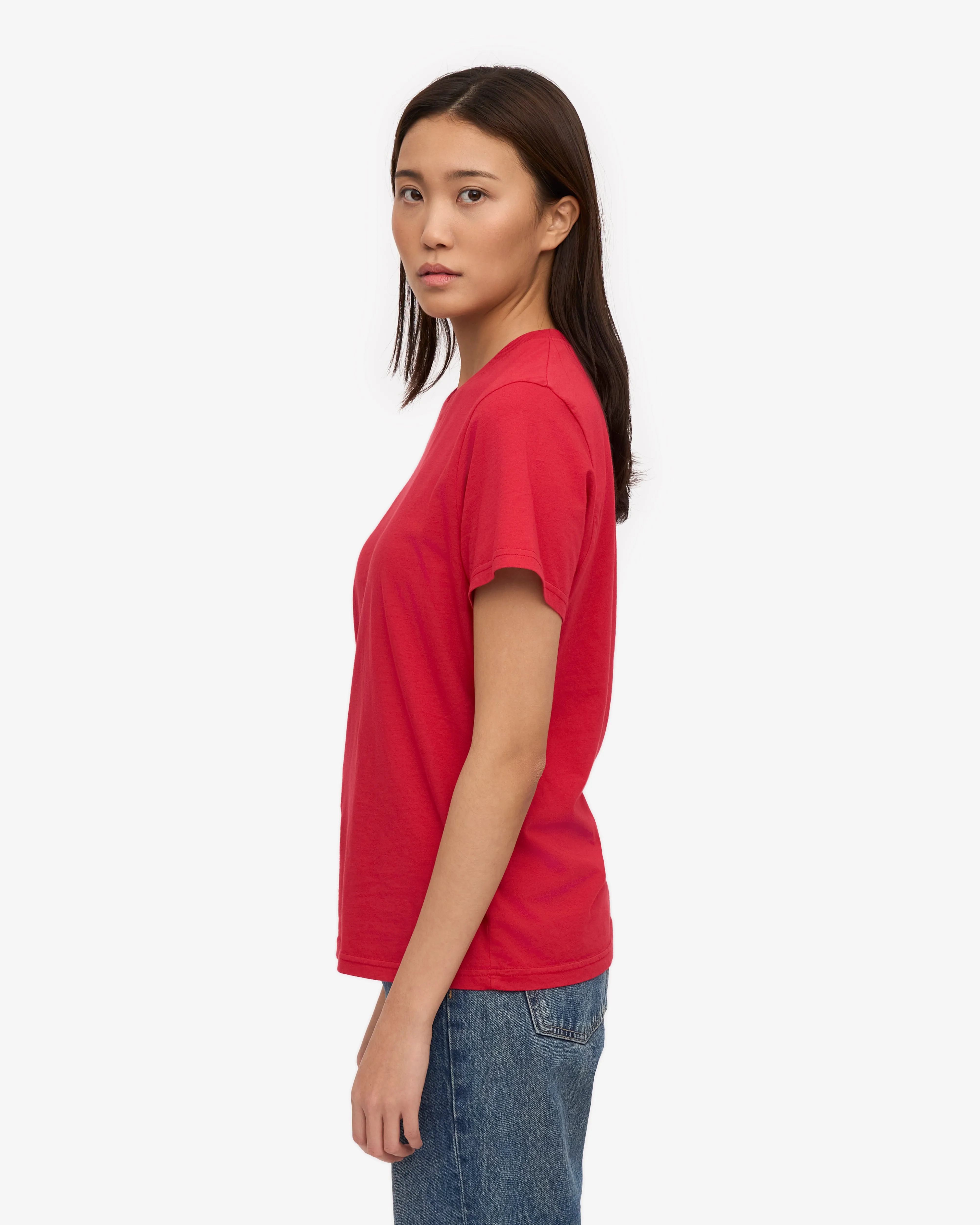 Women Light Organic Tee - Scarlet Red sold by Colorful Standard product image thumbnail 3