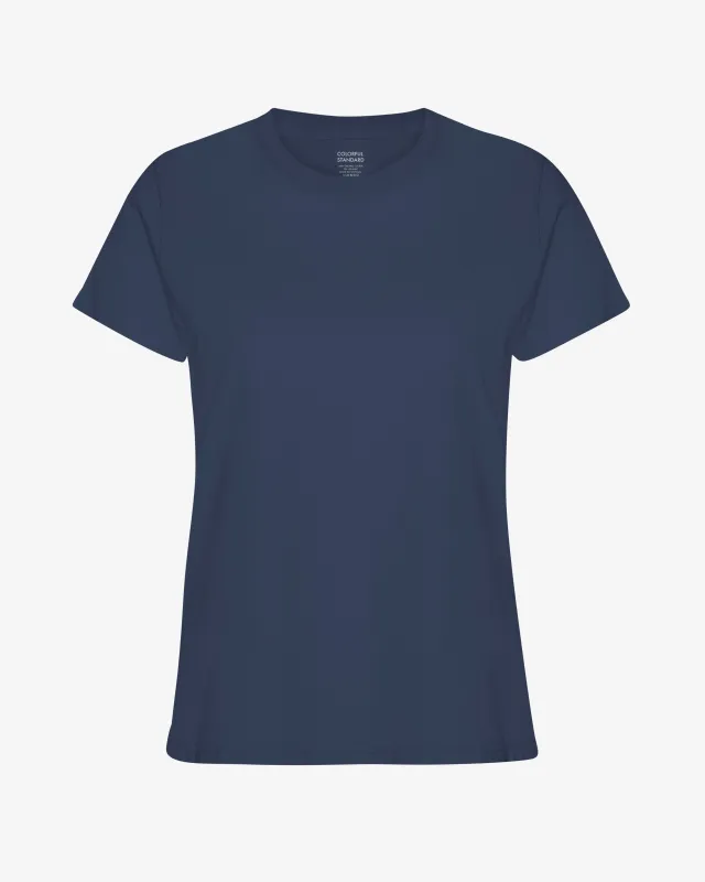 Women Light Organic Tee - Petrol Blue sold by Colorful Standard
