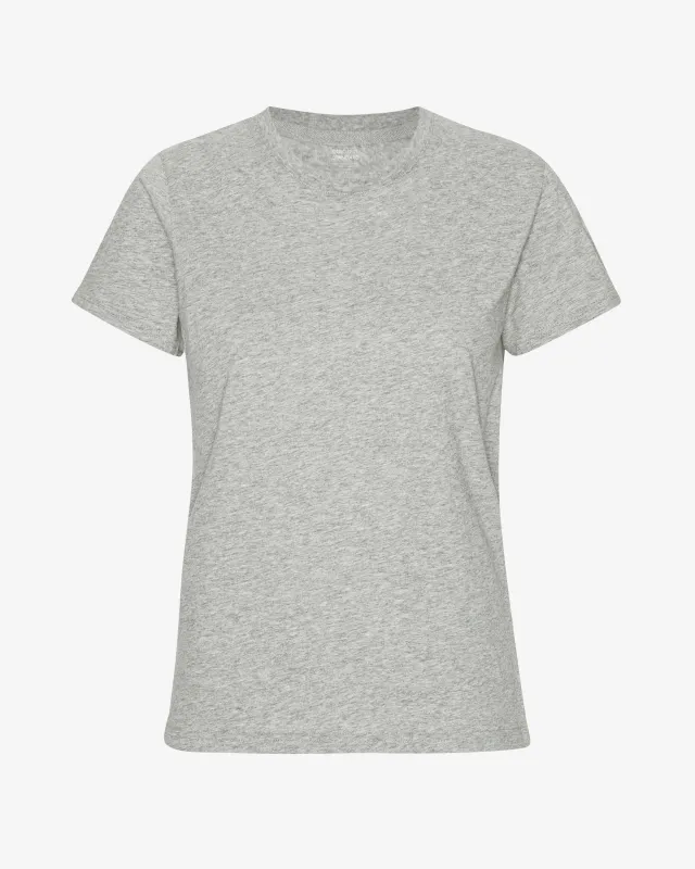 Women Light Organic Tee - Heather Grey sold by Colorful Standard