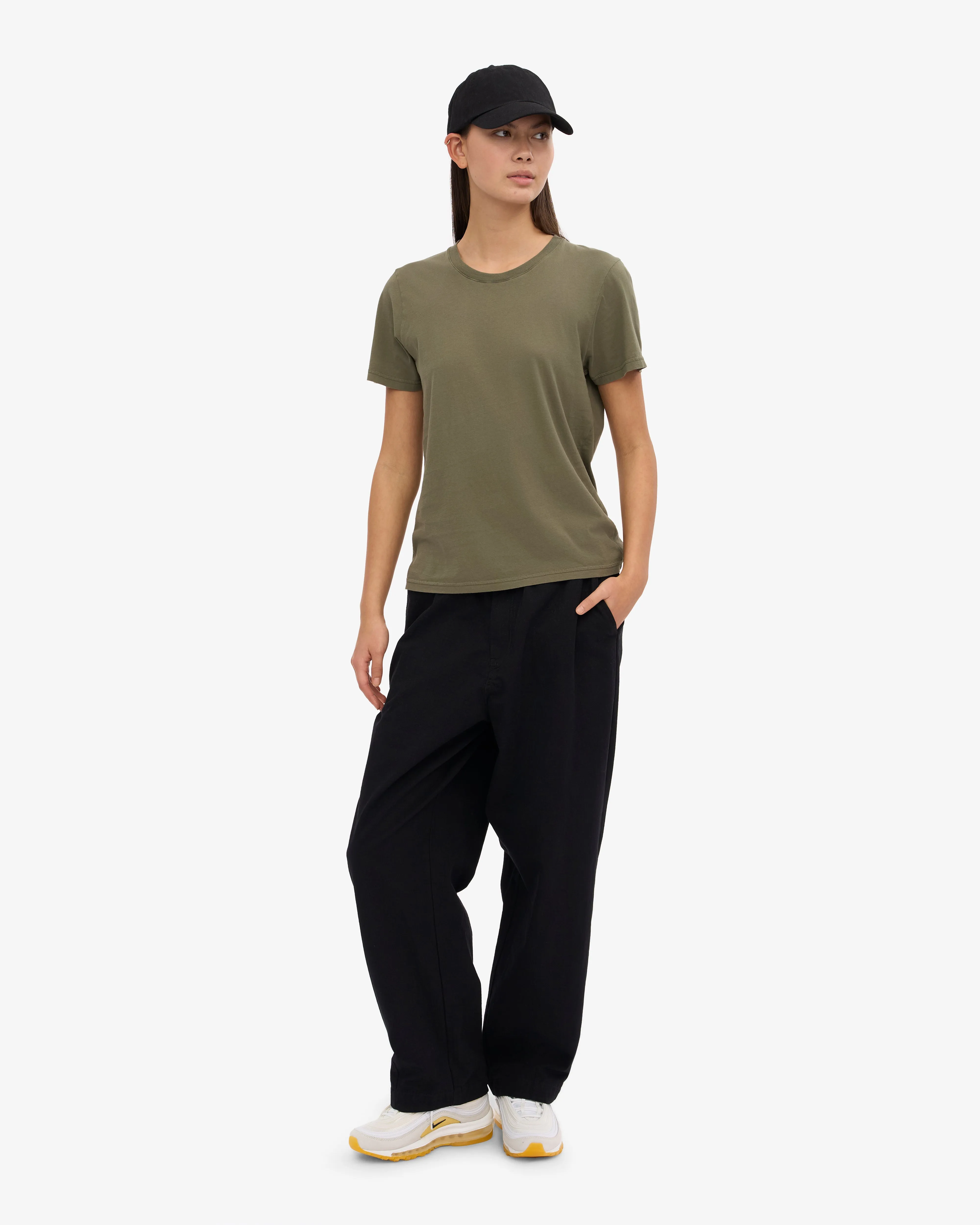 Women Light Organic Tee - Dusty Olive sold by Colorful Standard product image thumbnail 5