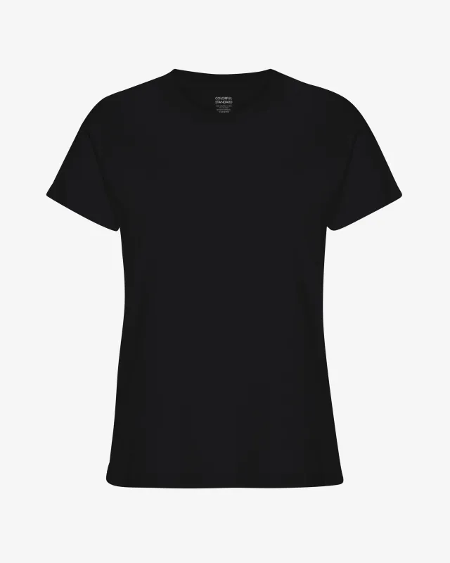 Women Light Organic Tee - Deep Black sold by Colorful Standard