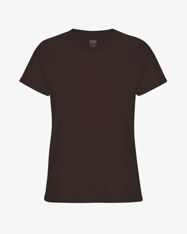 Women Light Organic Tee - Coffee Brown sold by Colorful Standard