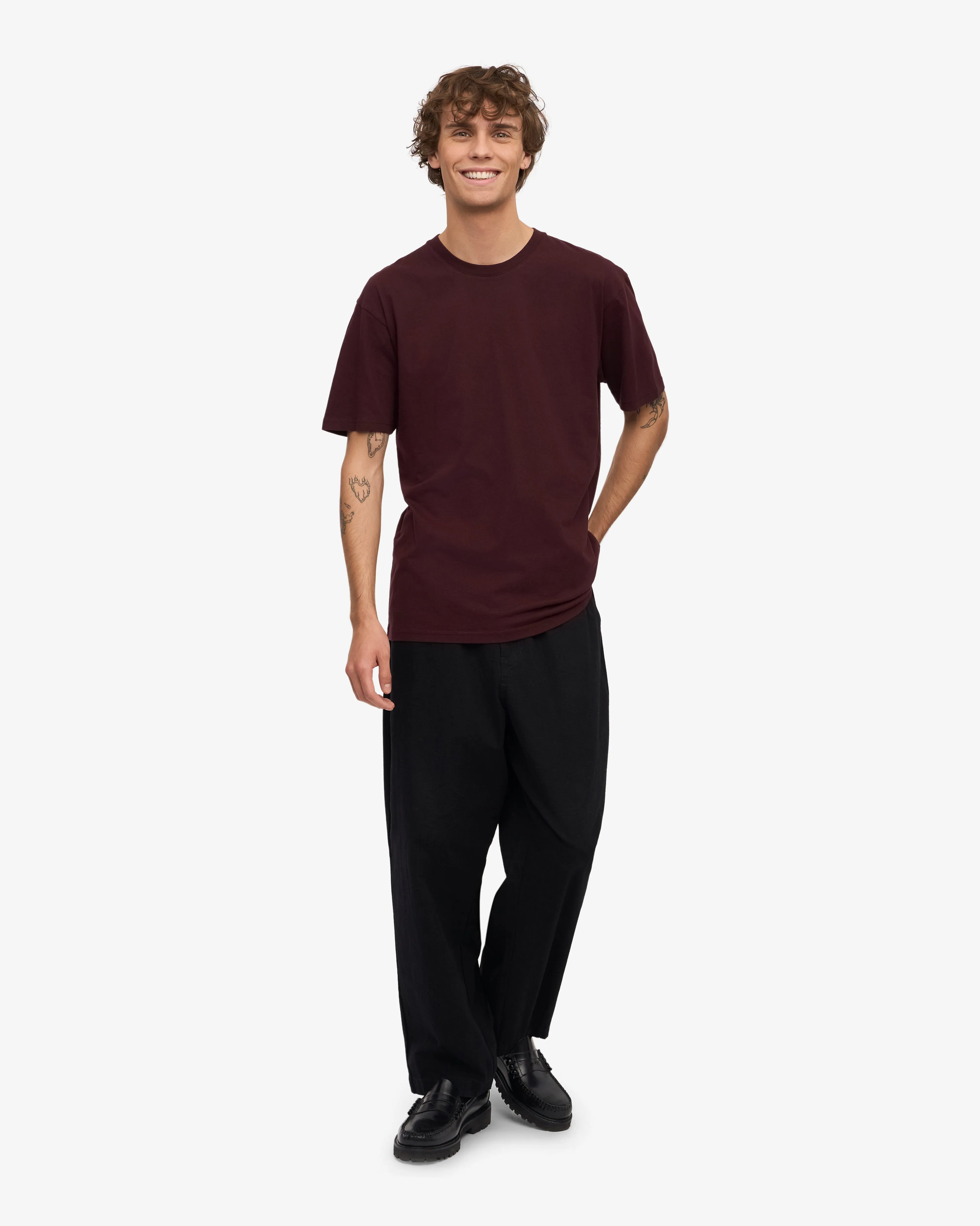 Classic Organic Tee - Oxblood Red sold by Colorful Standard product image thumbnail 5