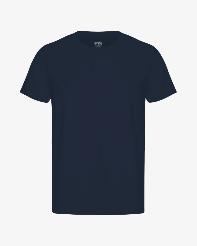 Classic Organic Tee - Navy Blue sold by Colorful Standard