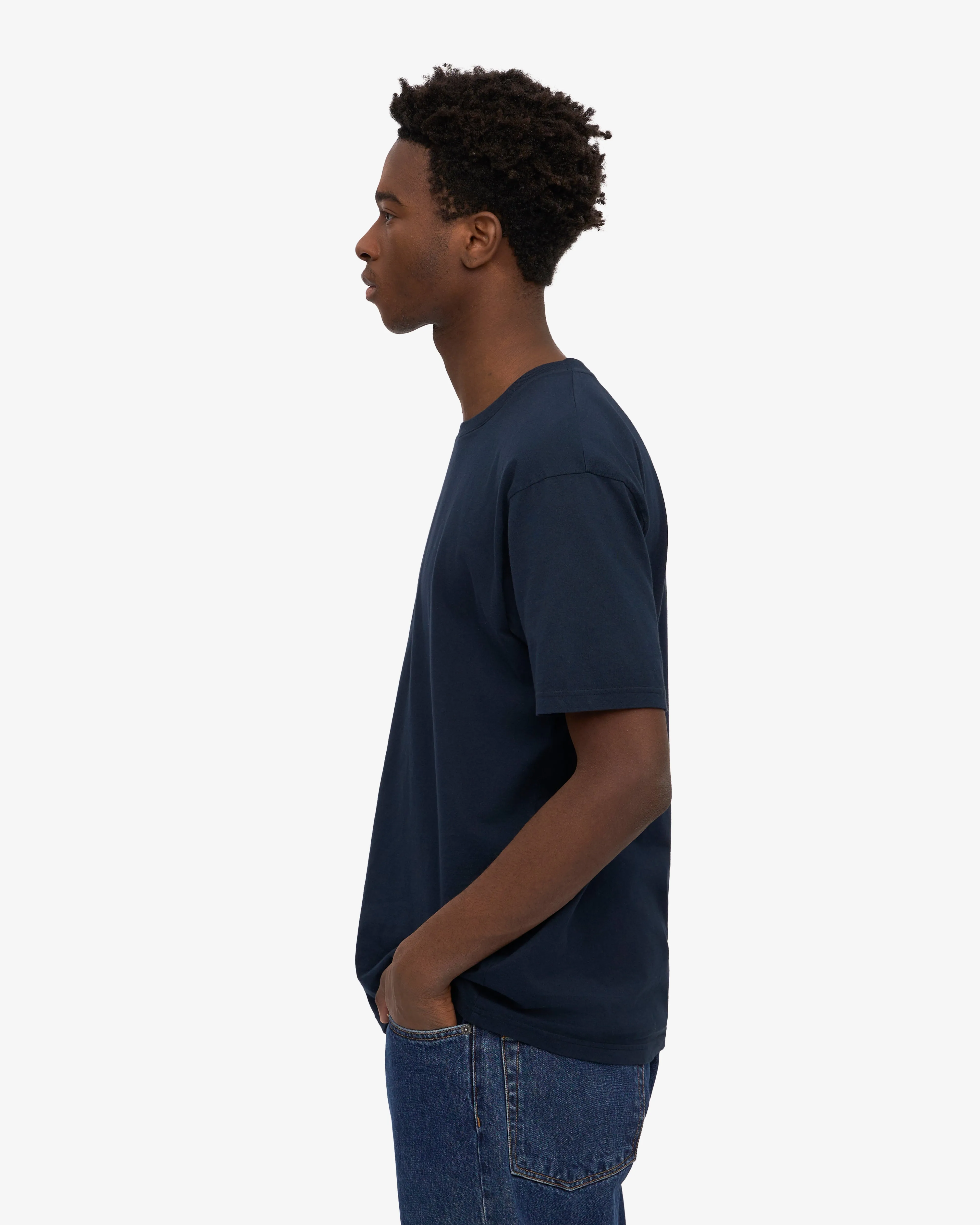 Classic Organic Tee - Navy Blue sold by Colorful Standard product image thumbnail 3