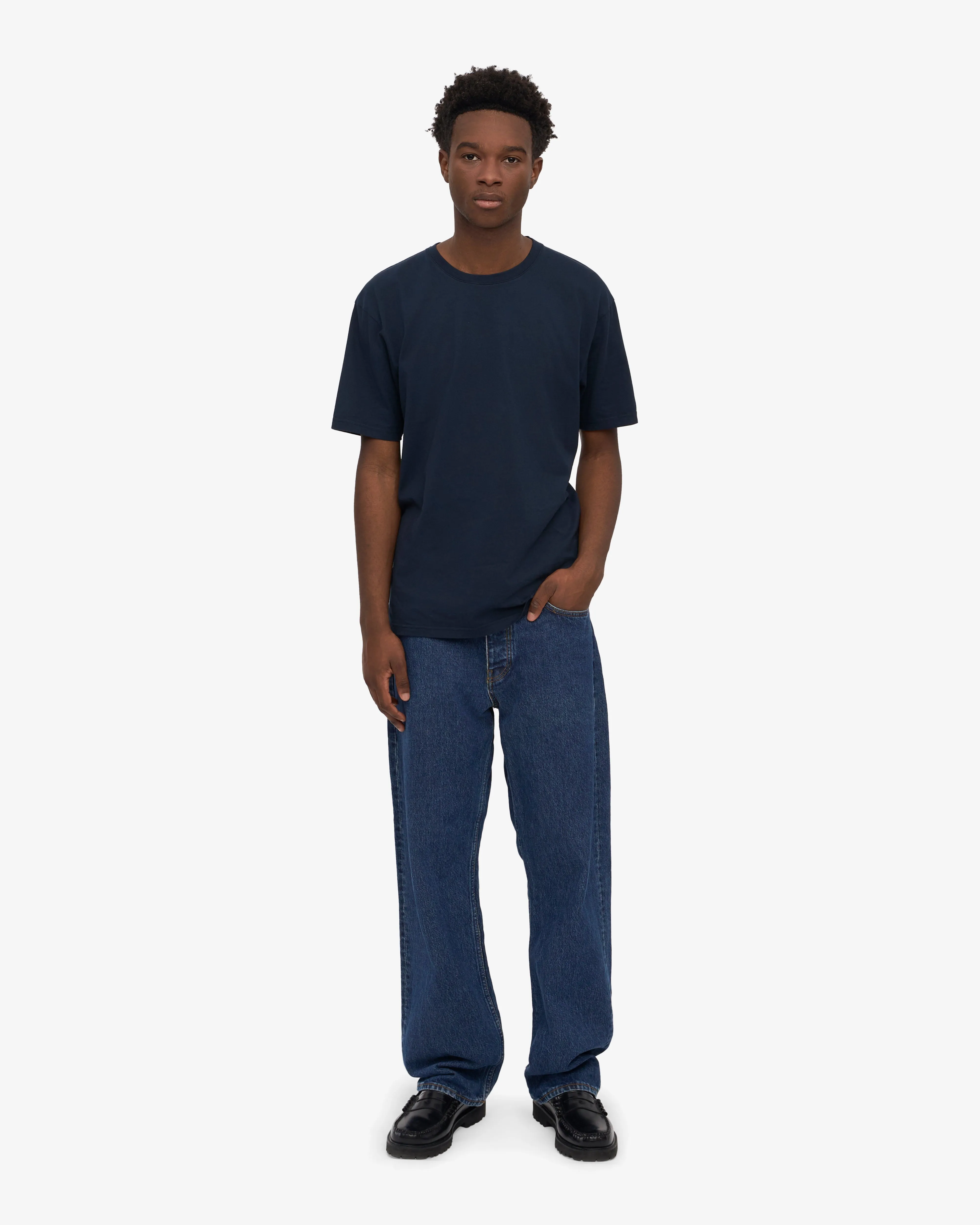 Classic Organic Tee - Navy Blue sold by Colorful Standard product image thumbnail 5