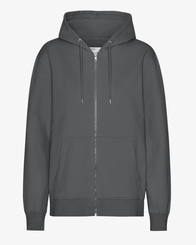 Classic Organic Zip Hood - Lava Grey sold by Colorful Standard
