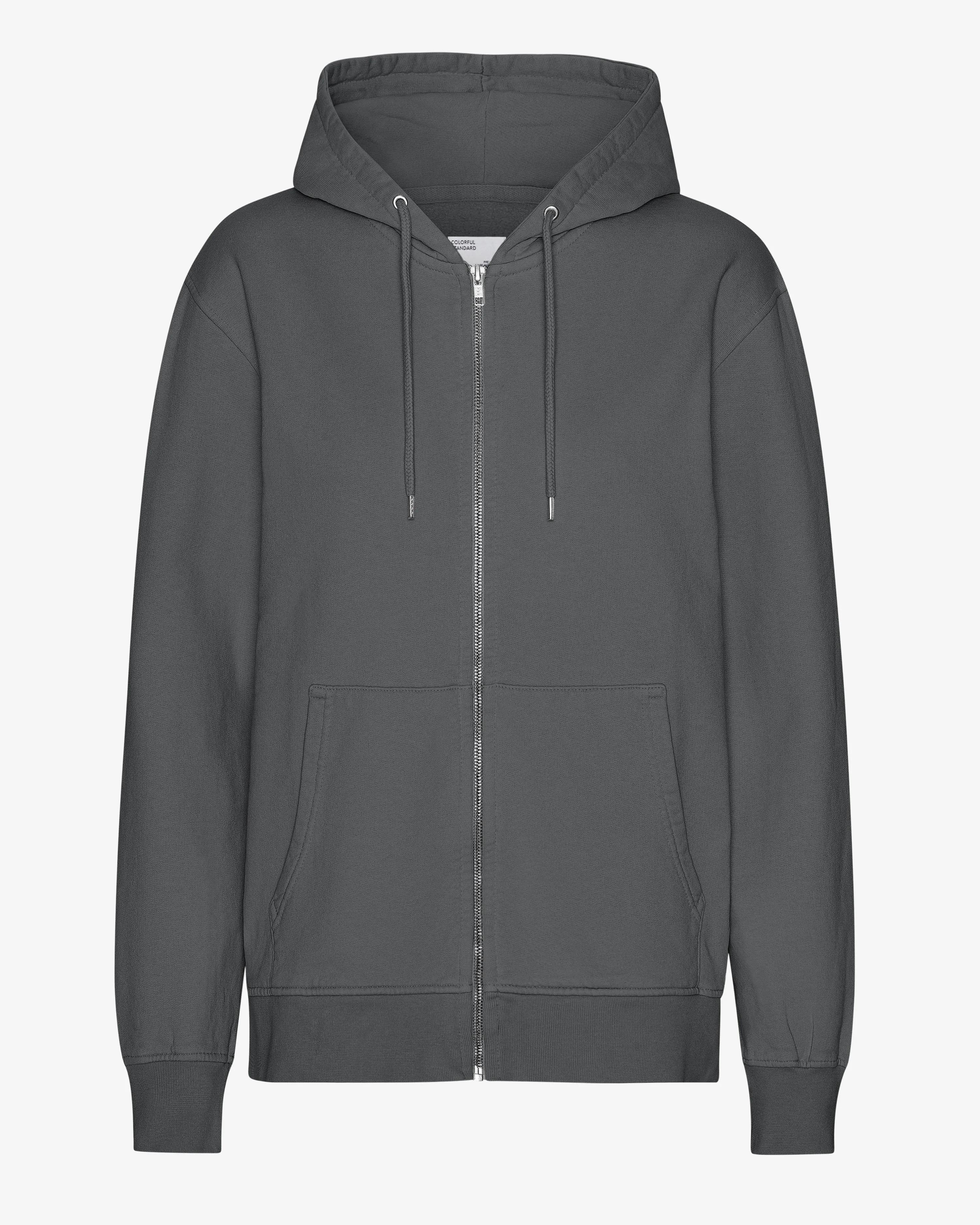 Classic Organic Zip Hood - Lava Grey sold by Colorful Standard