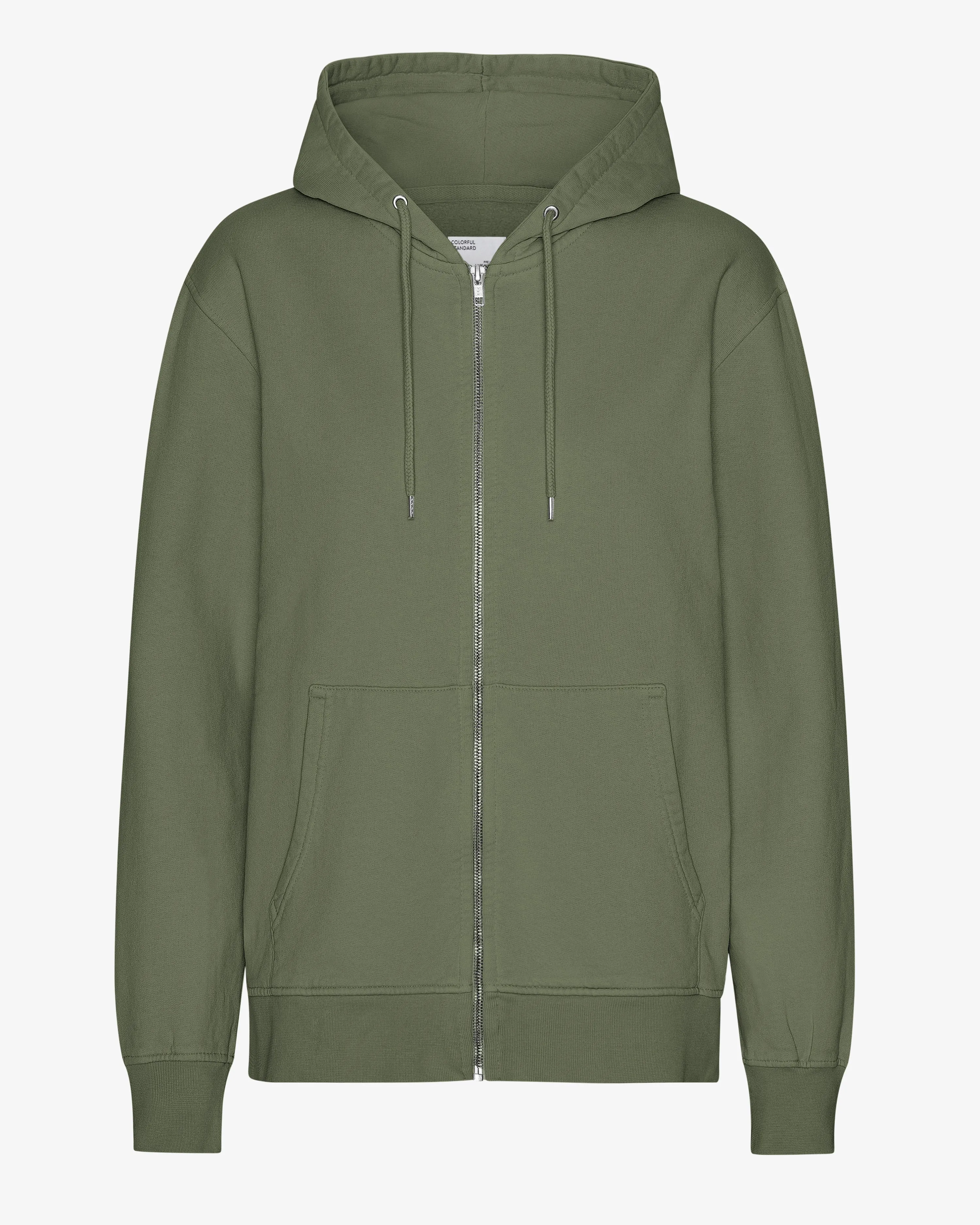 Classic Organic Zip Hood - Dusty Olive sold by Colorful Standard
