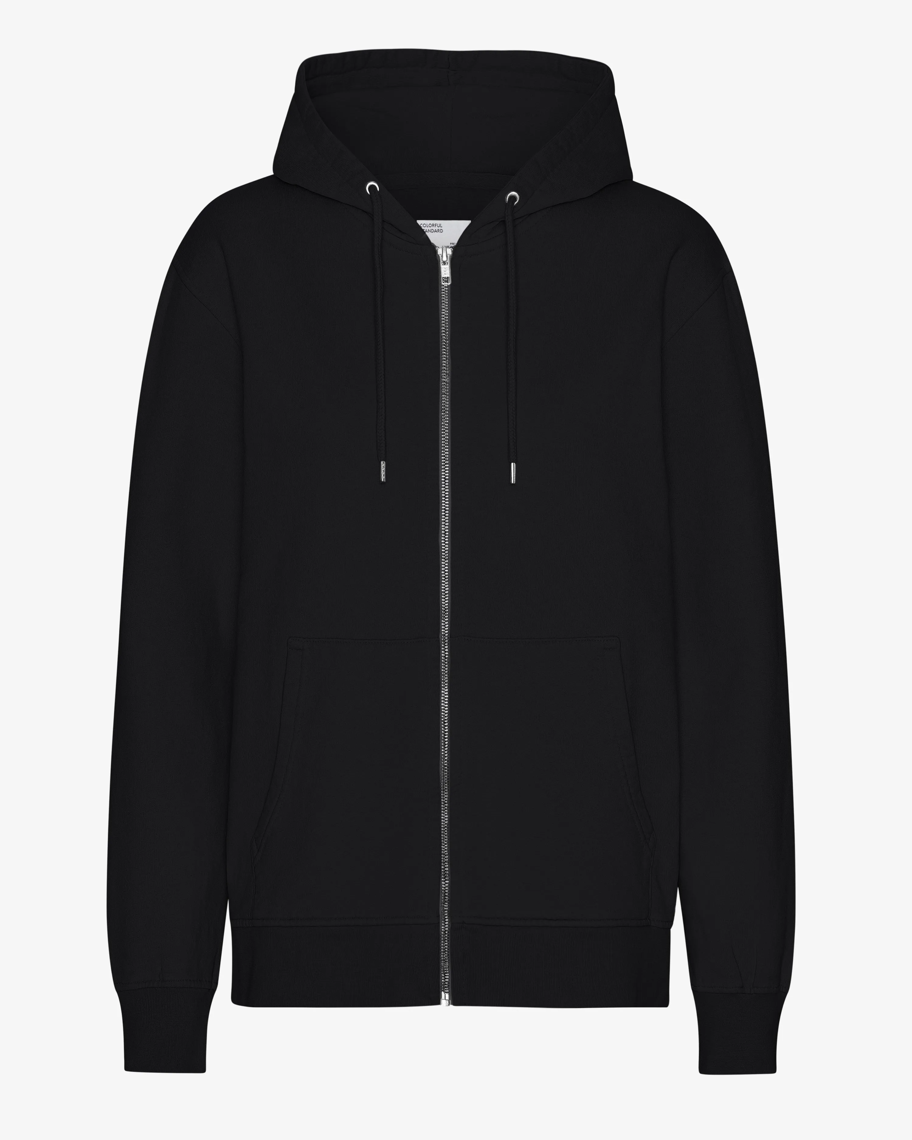 Classic Organic Zip Hood - Deep Black sold by Colorful Standard