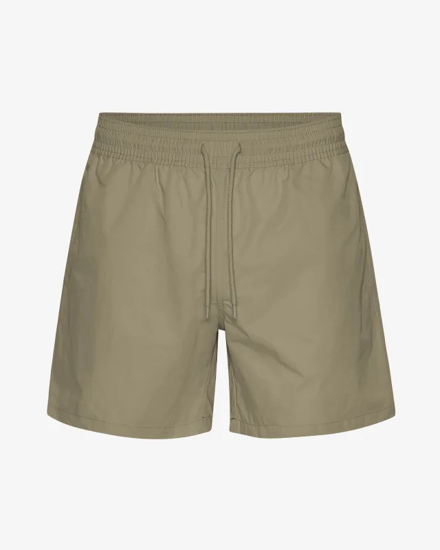 Classic Swim Shorts - Dusty Olive sold by Colorful Standard