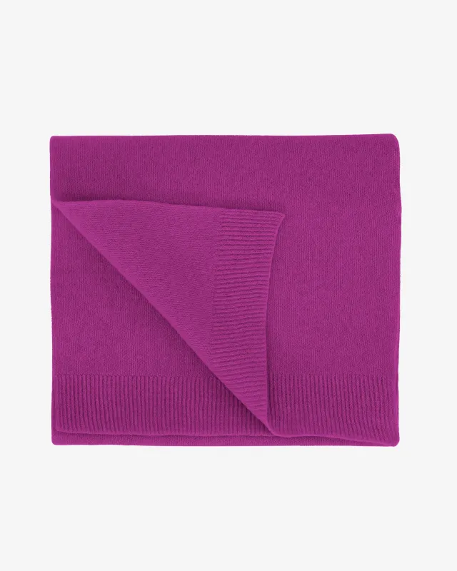 Merino Wool Scarf - Magenta Blaze sold by Colorful Standard