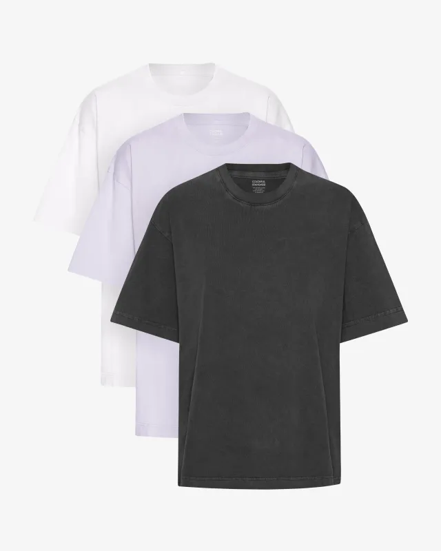 Oversized Organic Tee - Mixed 04 (3-Pack) sold by Colorful Standard