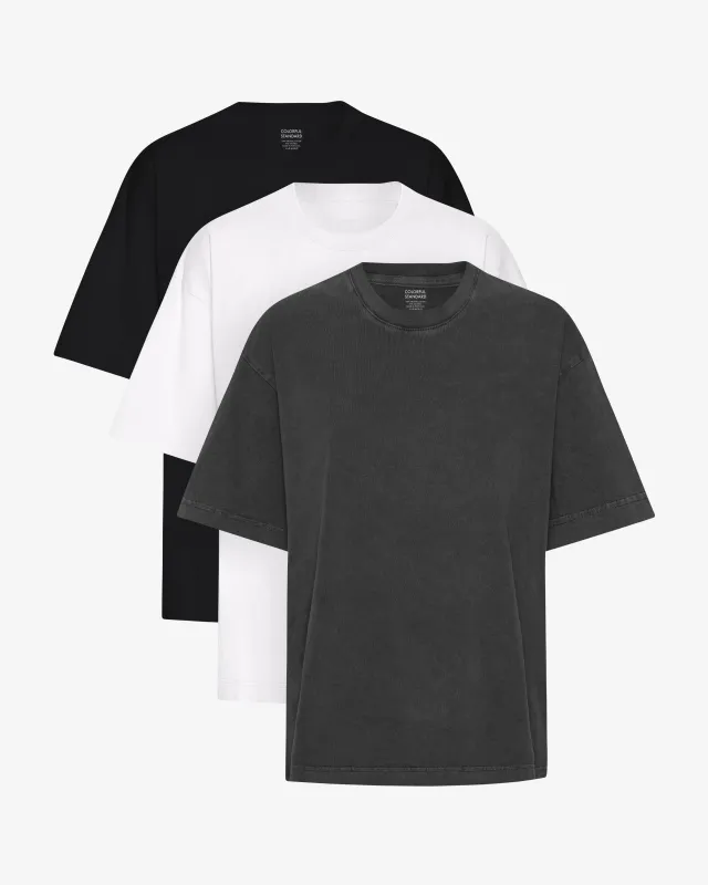 Oversized Organic Tee - Mixed 01 (3-Pack) sold by Colorful Standard