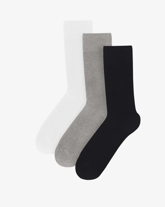 Classic Organic Sock - Mixed 03 (3-Pack) sold by Colorful Standard