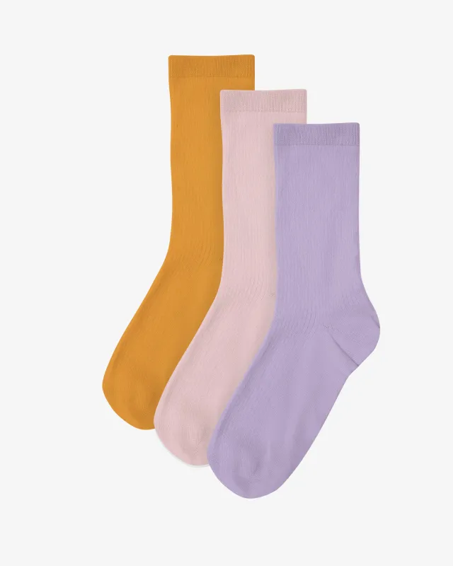 Women Classic Organic Sock - Mixed 02 (3-Pack) made by Colorful Standard
