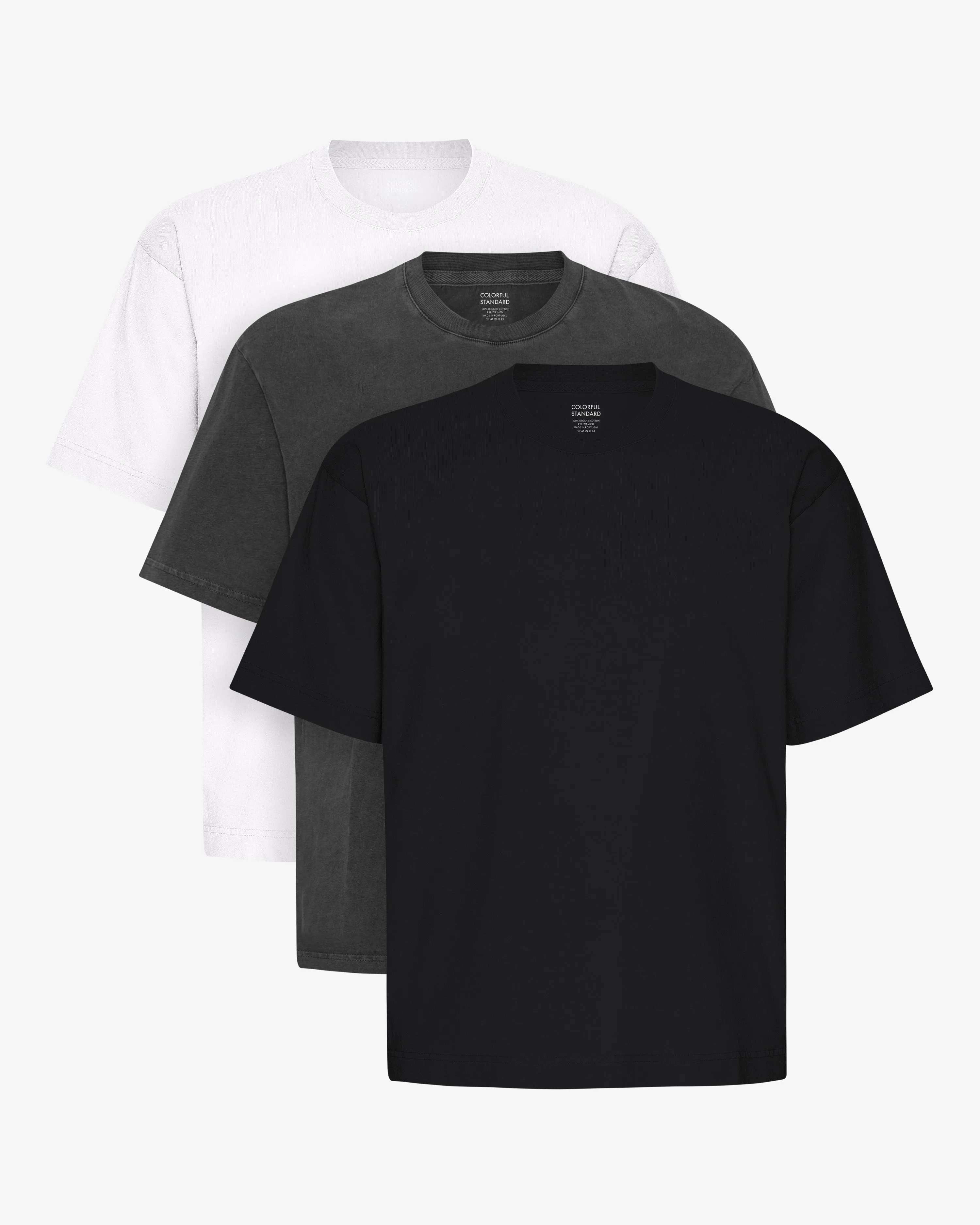 Oversized Organic Tee - Mixed 01 (3-Pack) sold by Colorful Standard