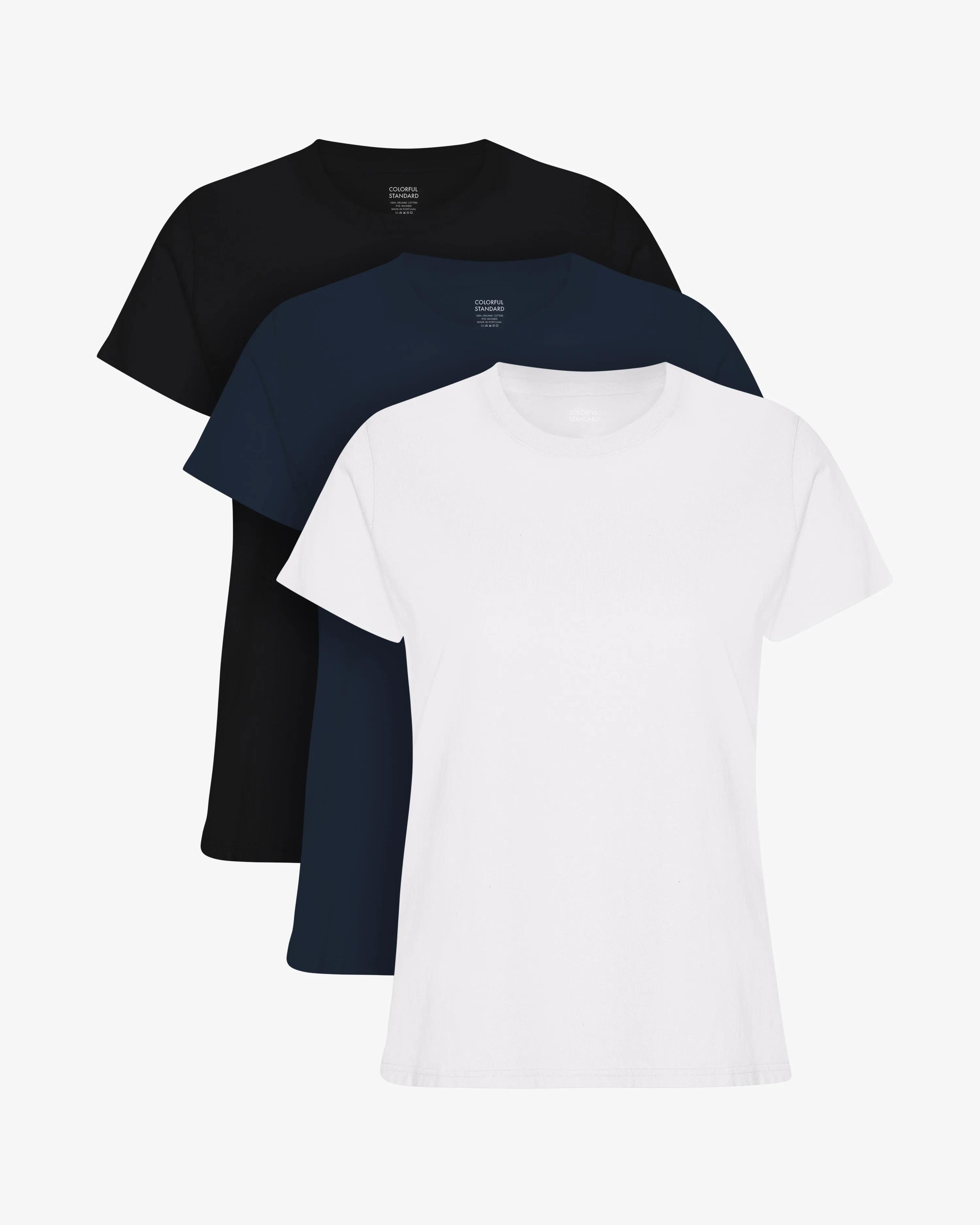 Women Light Organic Tee - Mixed 01 (3-Pack) sold by Colorful Standard