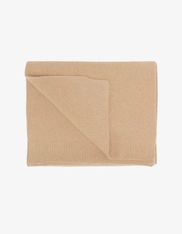 Merino Wool Scarf - Honey Beige sold by Colorful Standard