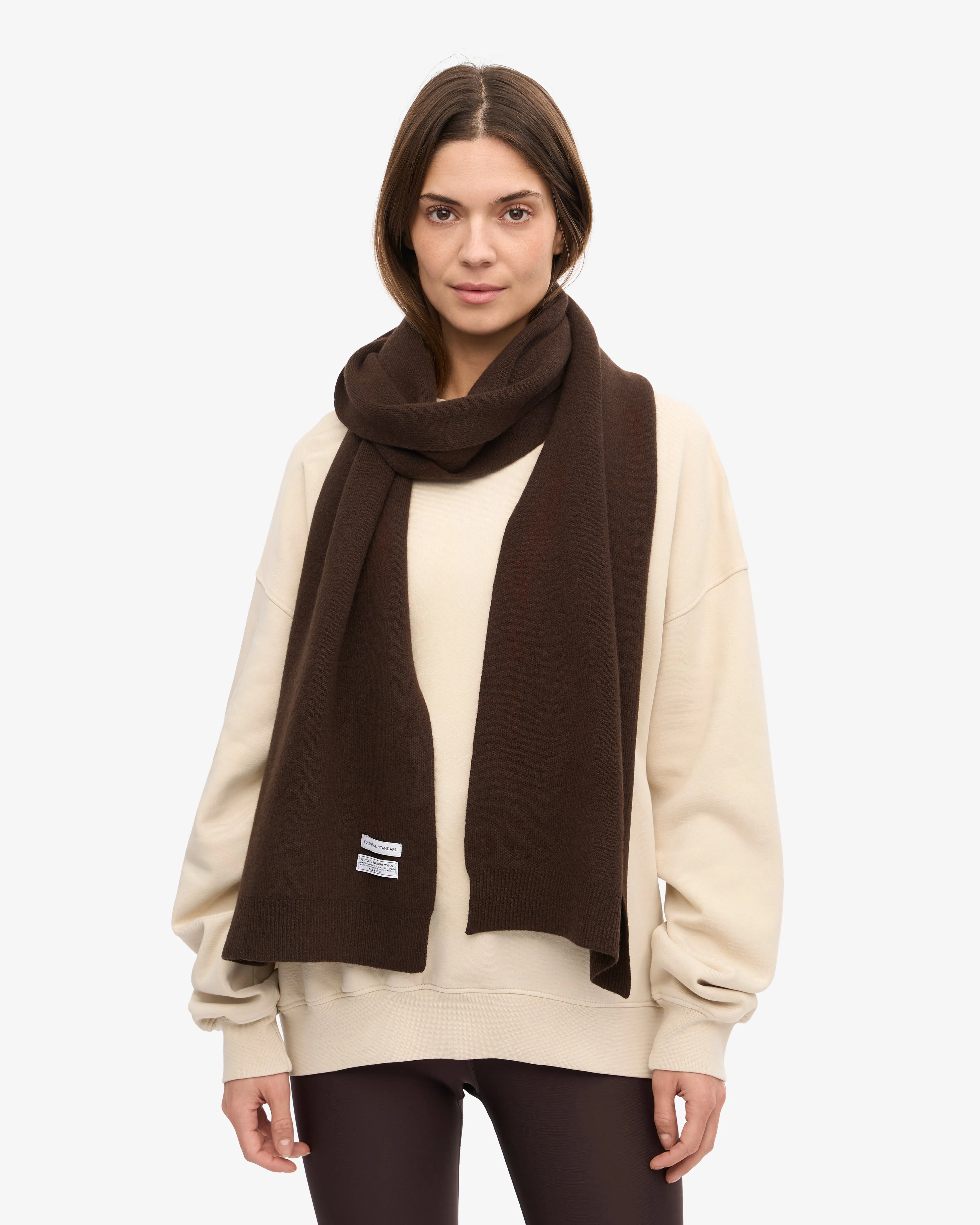 Merino Wool Scarf - Coffee Brown sold by Colorful Standard product image thumbnail 2