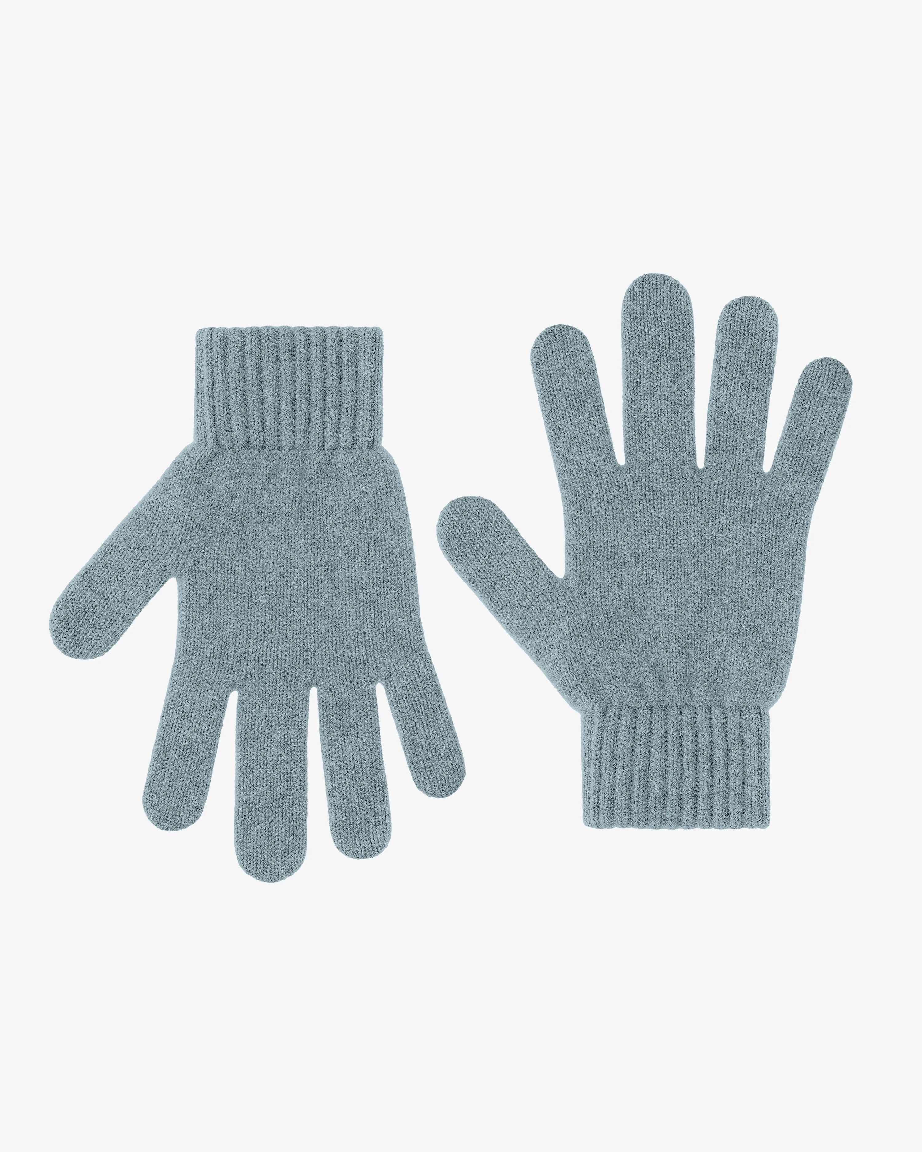 Merino Wool Gloves - Stone Blue sold by Colorful Standard