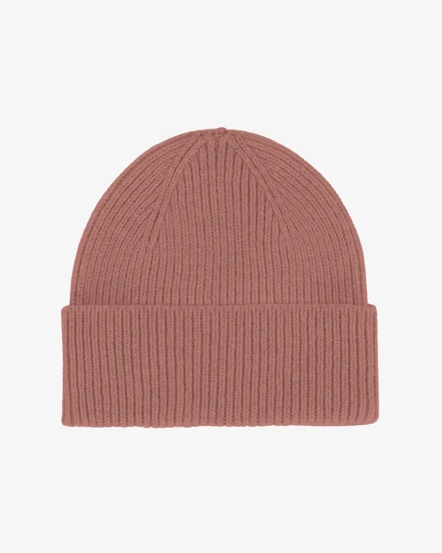 Merino Wool Beanie - Rosewood Mist made by Colorful Standard