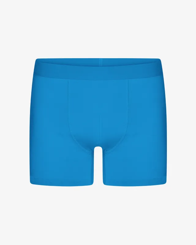 Classic Organic Boxer Briefs - Pacific Blue sold by Colorful Standard