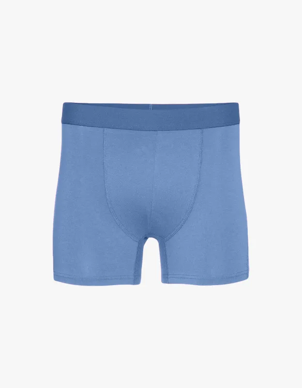 Classic Organic Boxer Briefs - Sky Blue made by Colorful Standard