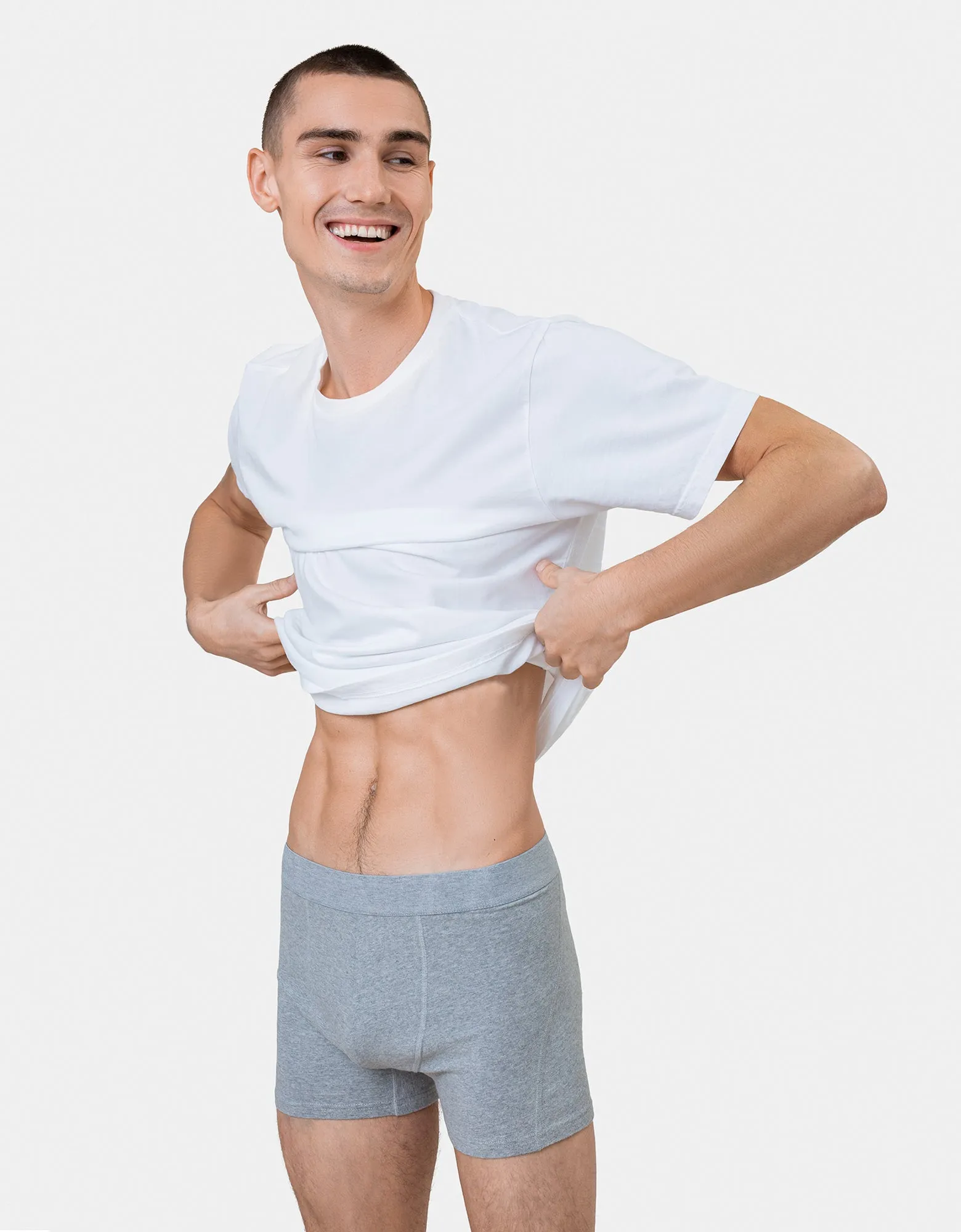 Classic Organic Boxer Briefs - Sky Blue sold by Colorful Standard product image thumbnail 2