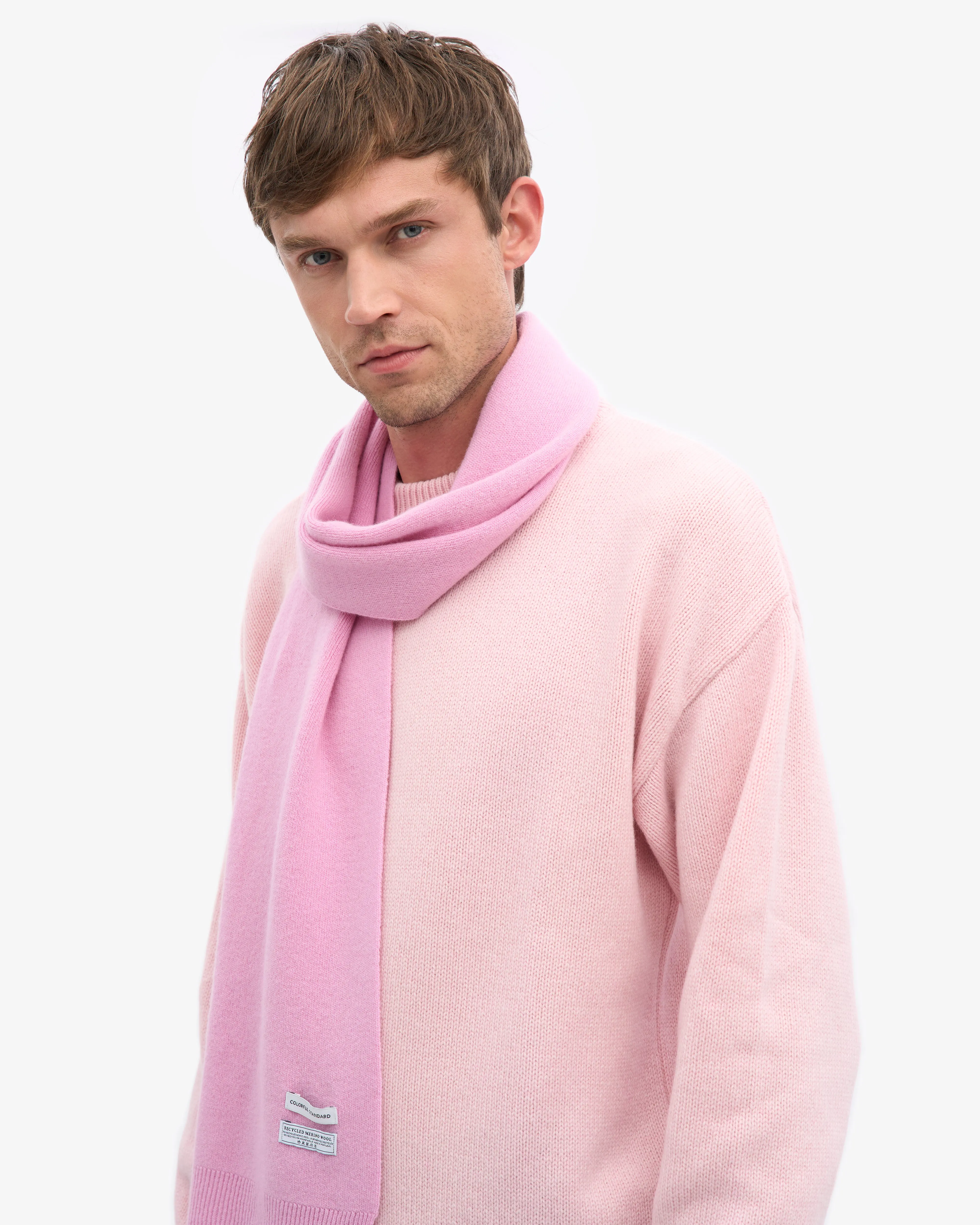 Merino Wool Scarf - Cherry Blossom sold by Colorful Standard product image thumbnail 4