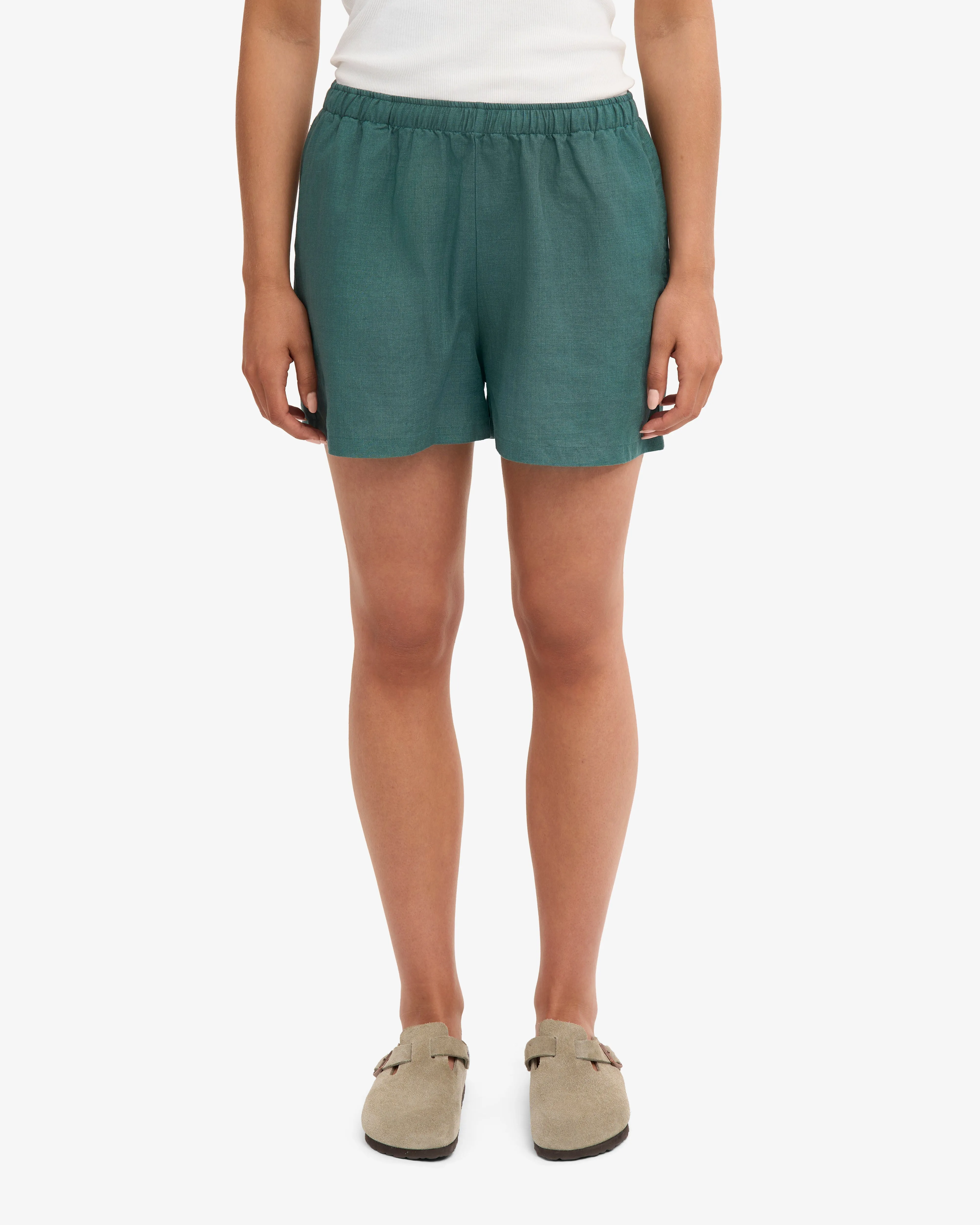 Linen Shorts - Ocean Green sold by Colorful Standard product image thumbnail 3