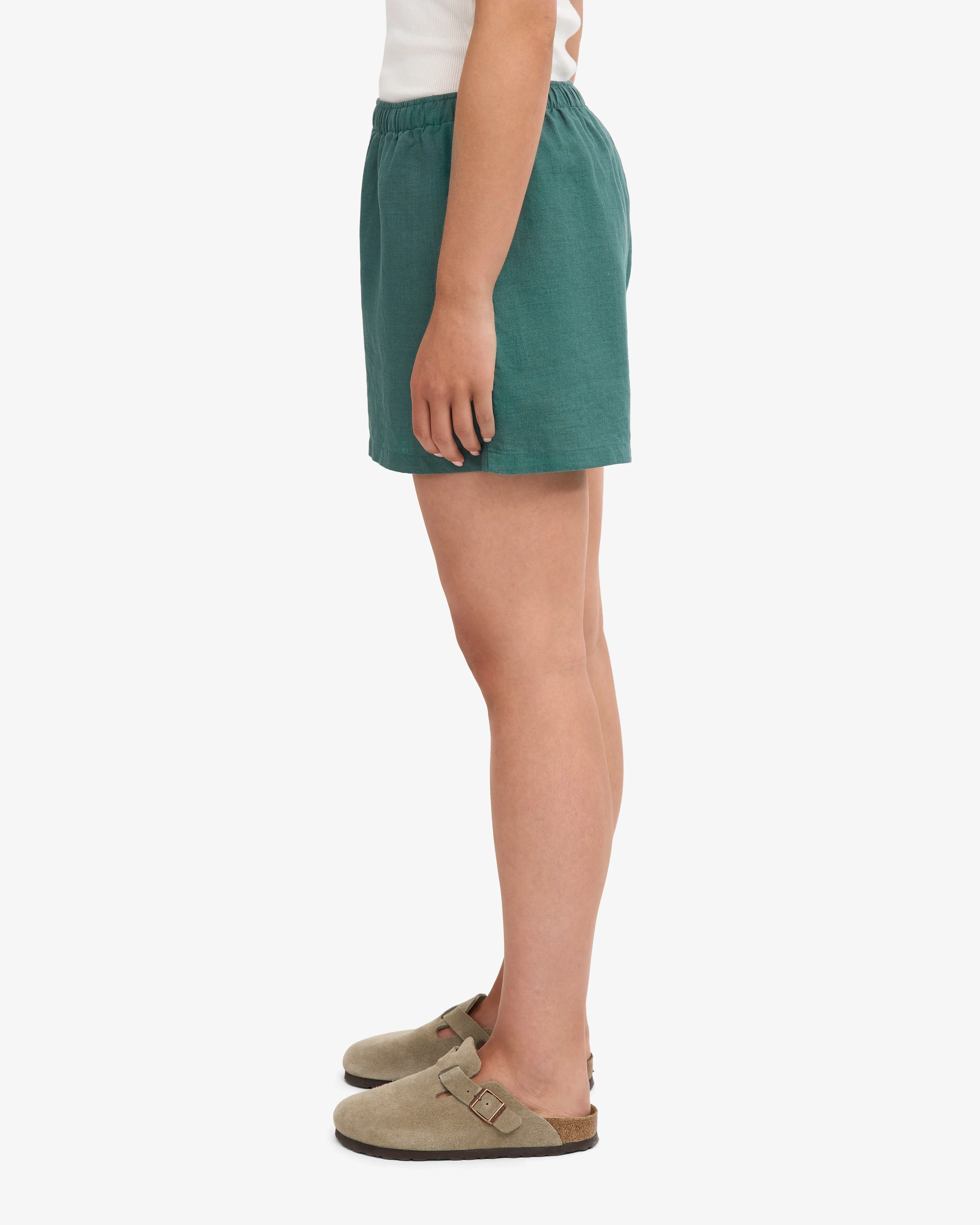 Linen Shorts - Ocean Green sold by Colorful Standard product image thumbnail 4