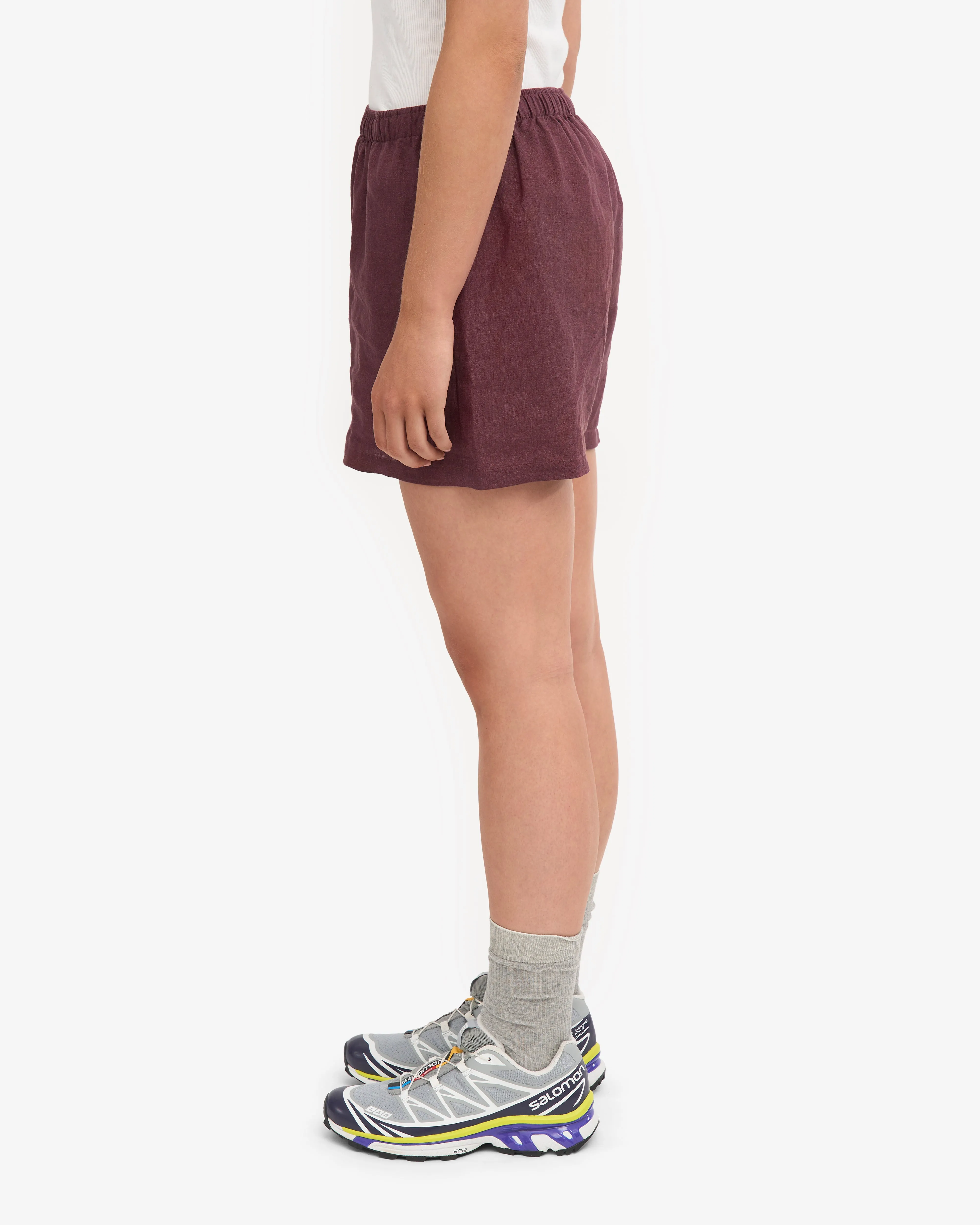 Linen Shorts - Oxblood Red sold by Colorful Standard product image thumbnail 4