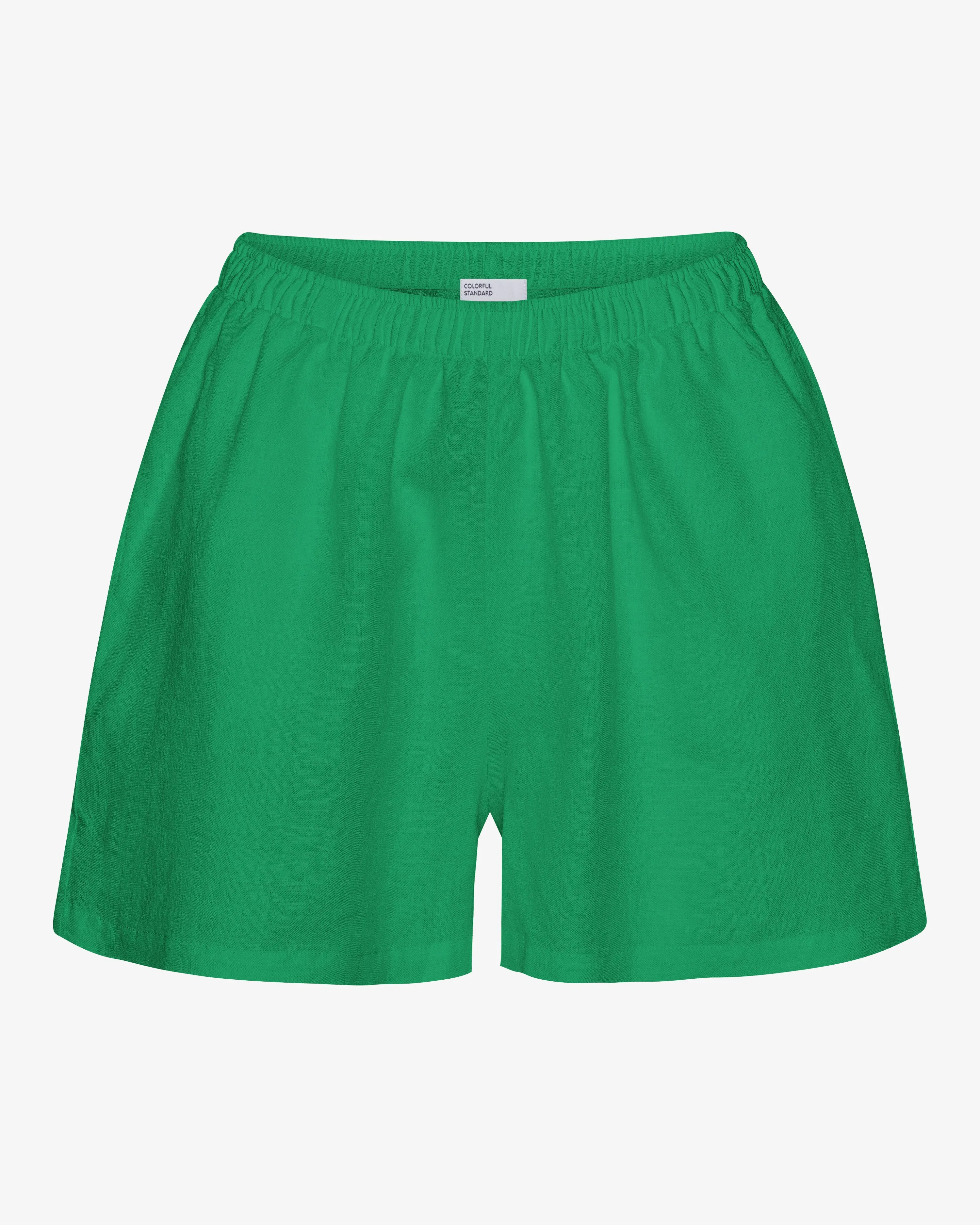 Linen Shorts - Kelly Green sold by Colorful Standard