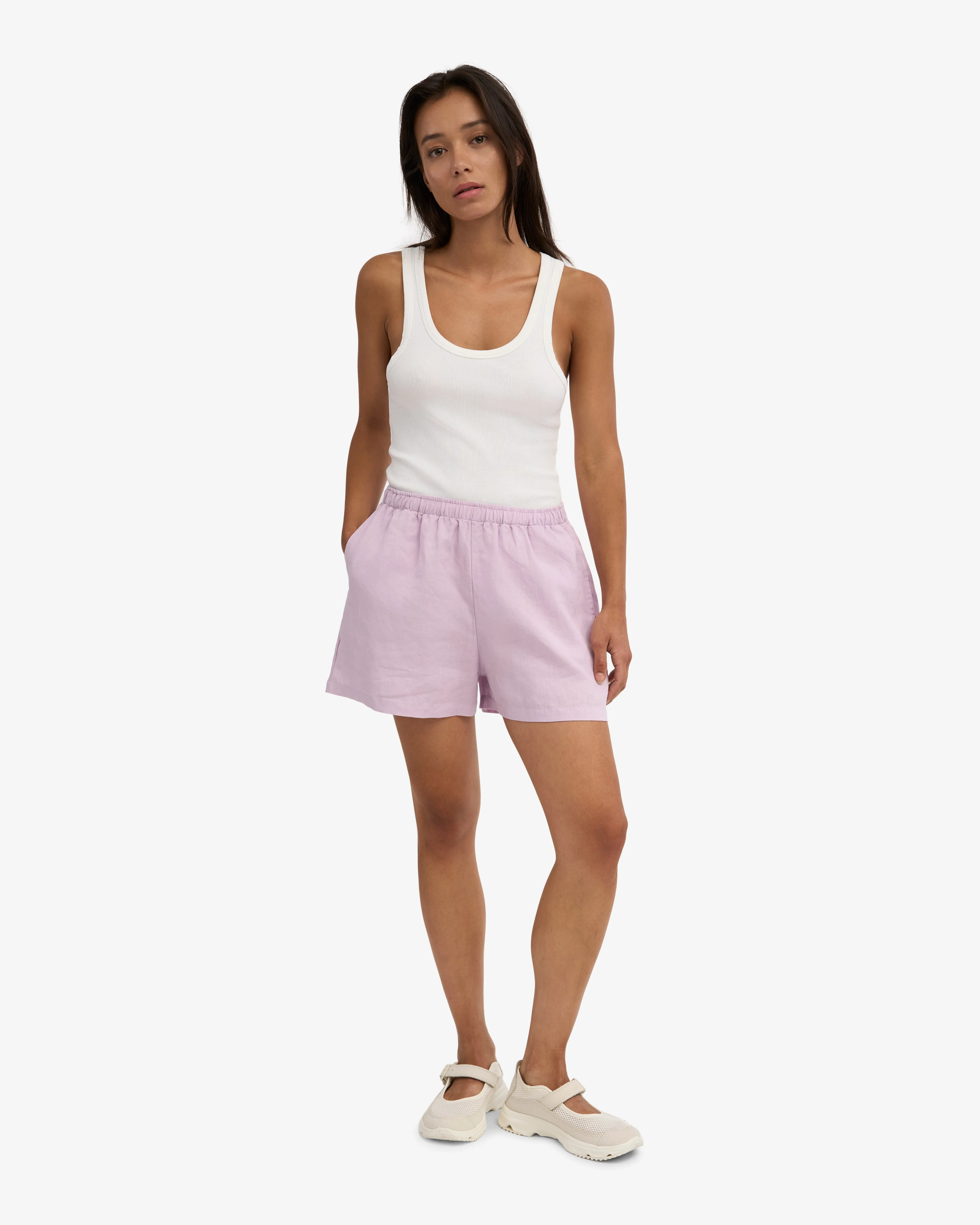Linen Shorts - Cherry Blossom sold by Colorful Standard product image thumbnail 2