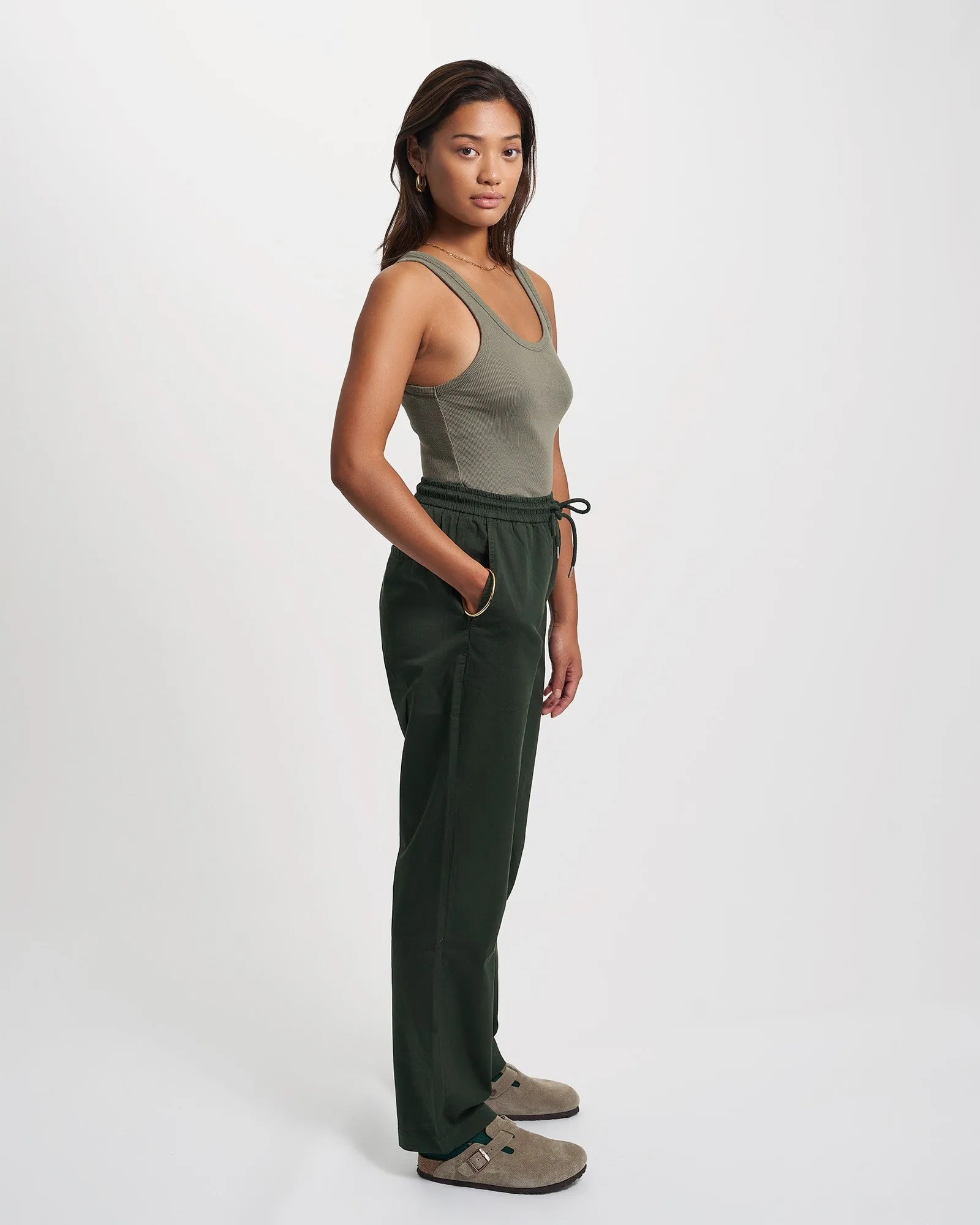 Organic Twill Pants - Hunter Green sold by Colorful Standard product image thumbnail 4