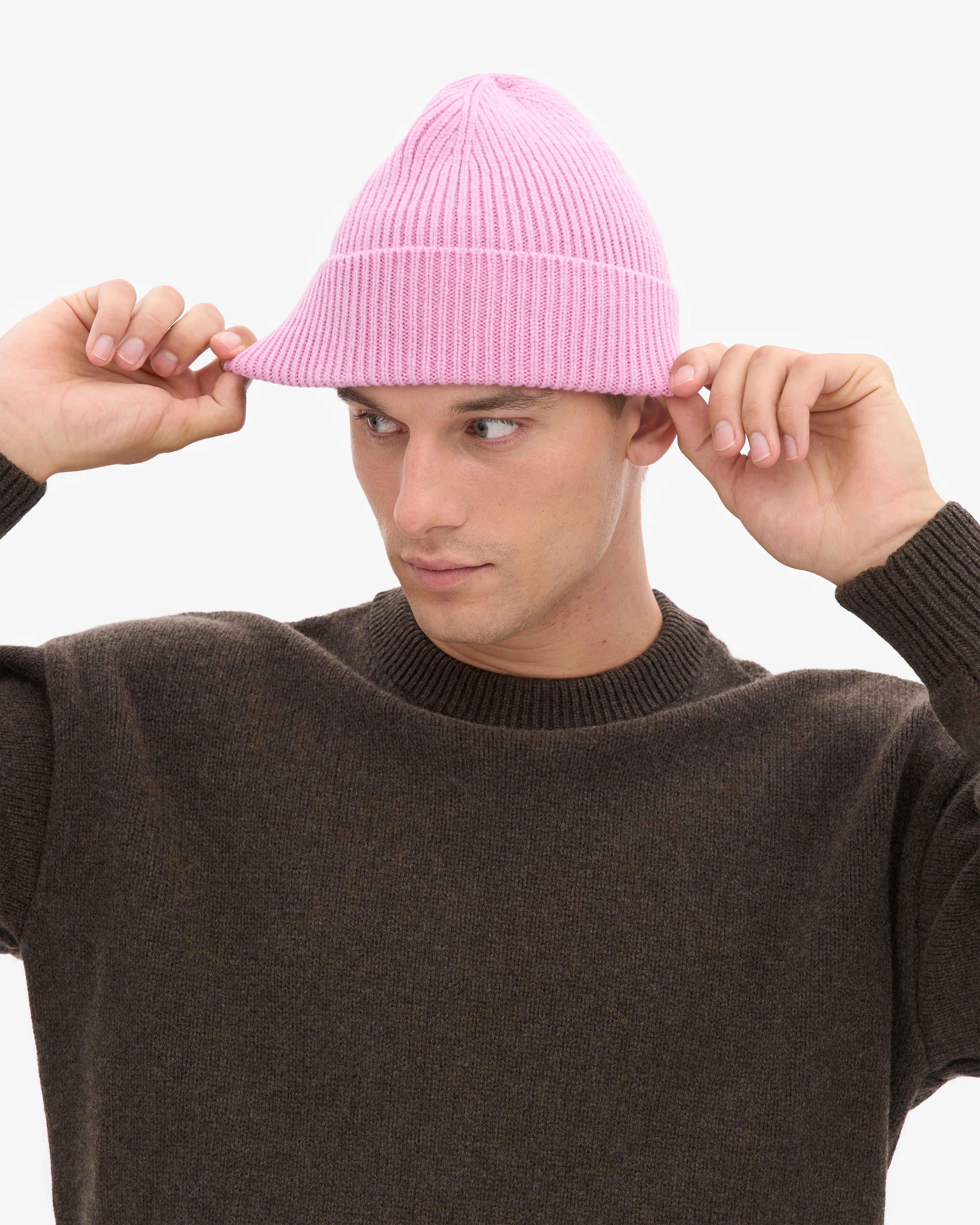 Merino Wool Beanie - Cherry Blossom sold by Colorful Standard product image thumbnail 5