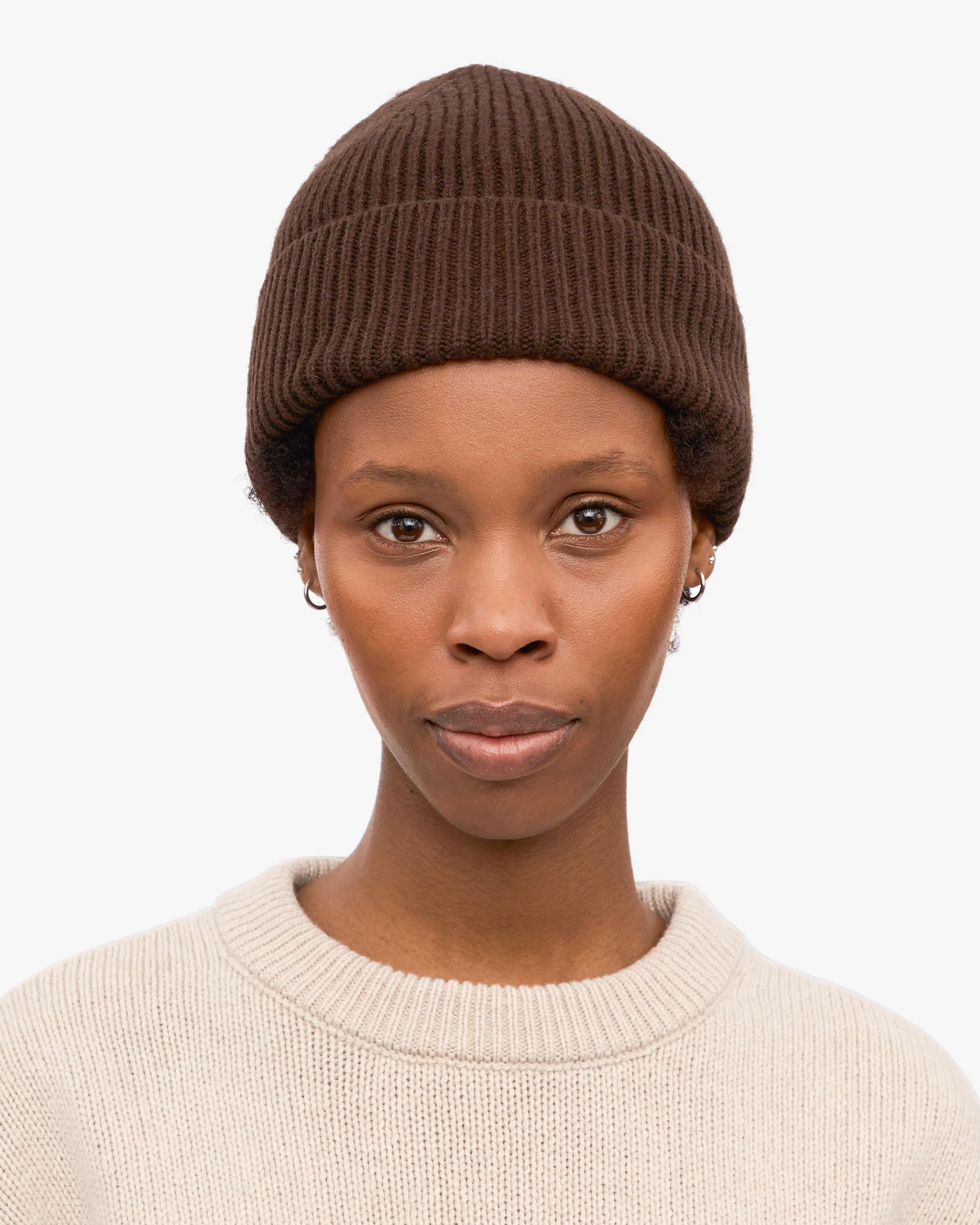 Merino Wool Beanie - Coffee Brown sold by Colorful Standard product image thumbnail 2
