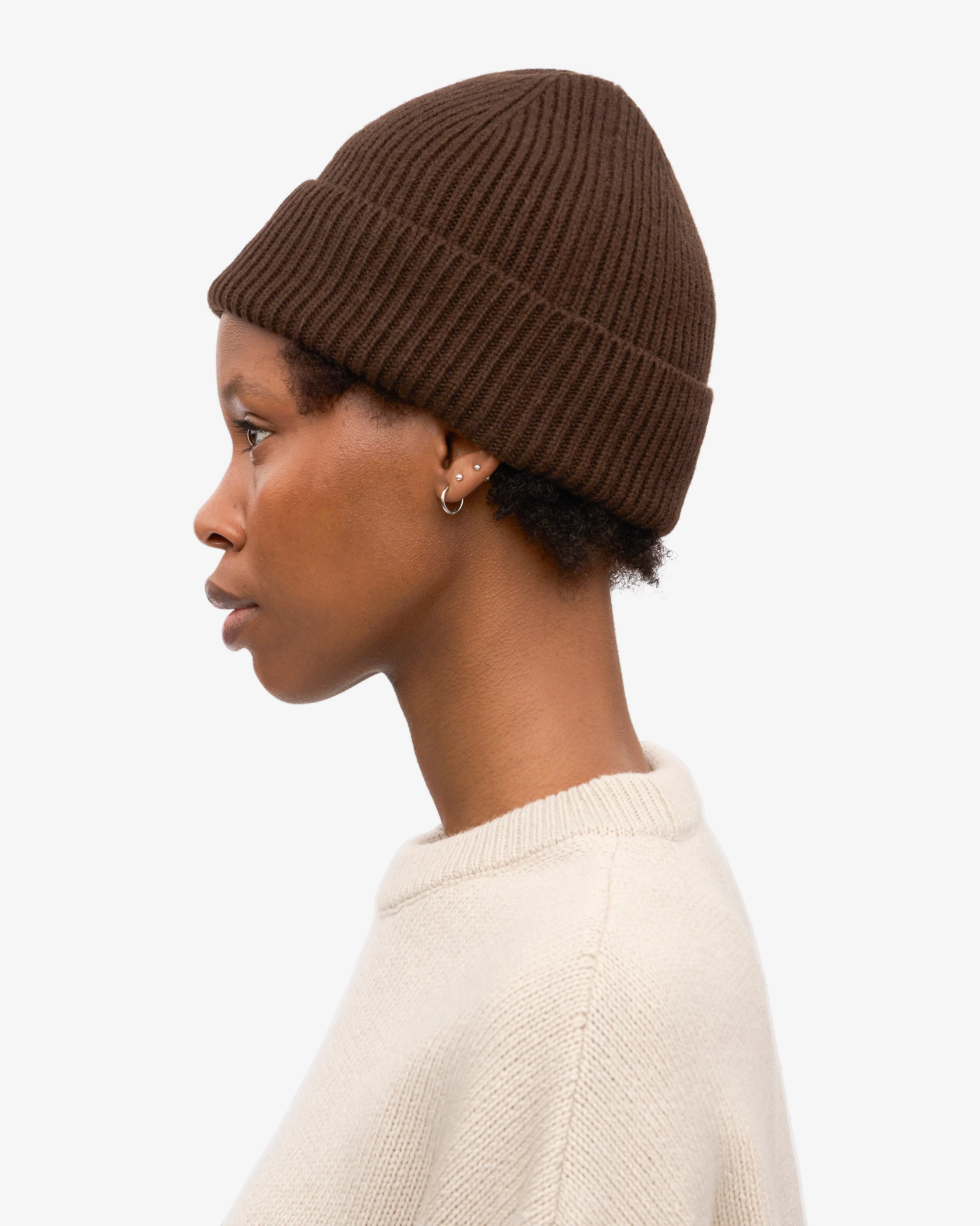 Merino Wool Beanie - Coffee Brown sold by Colorful Standard product image thumbnail 3