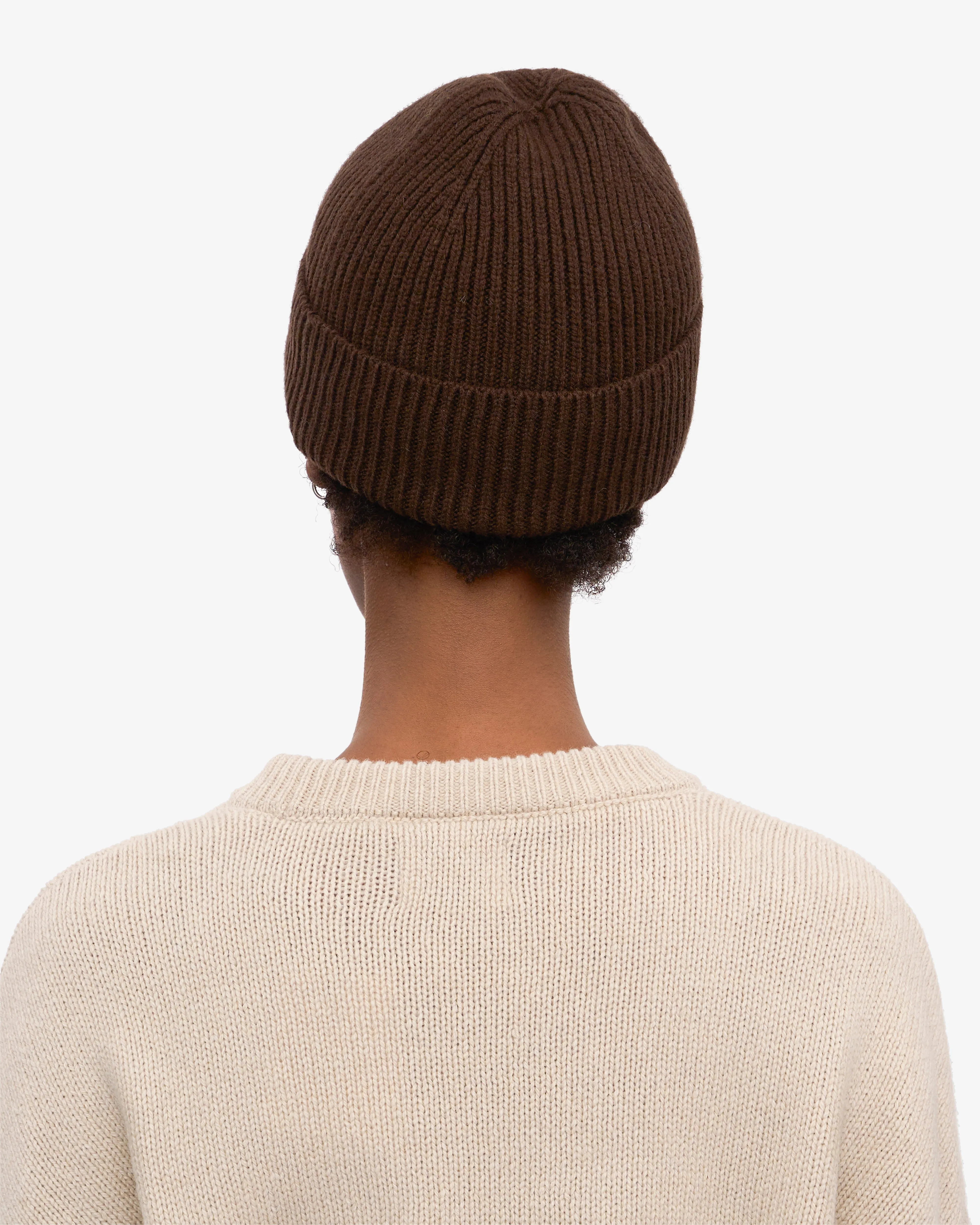 Merino Wool Beanie - Coffee Brown sold by Colorful Standard product image thumbnail 4