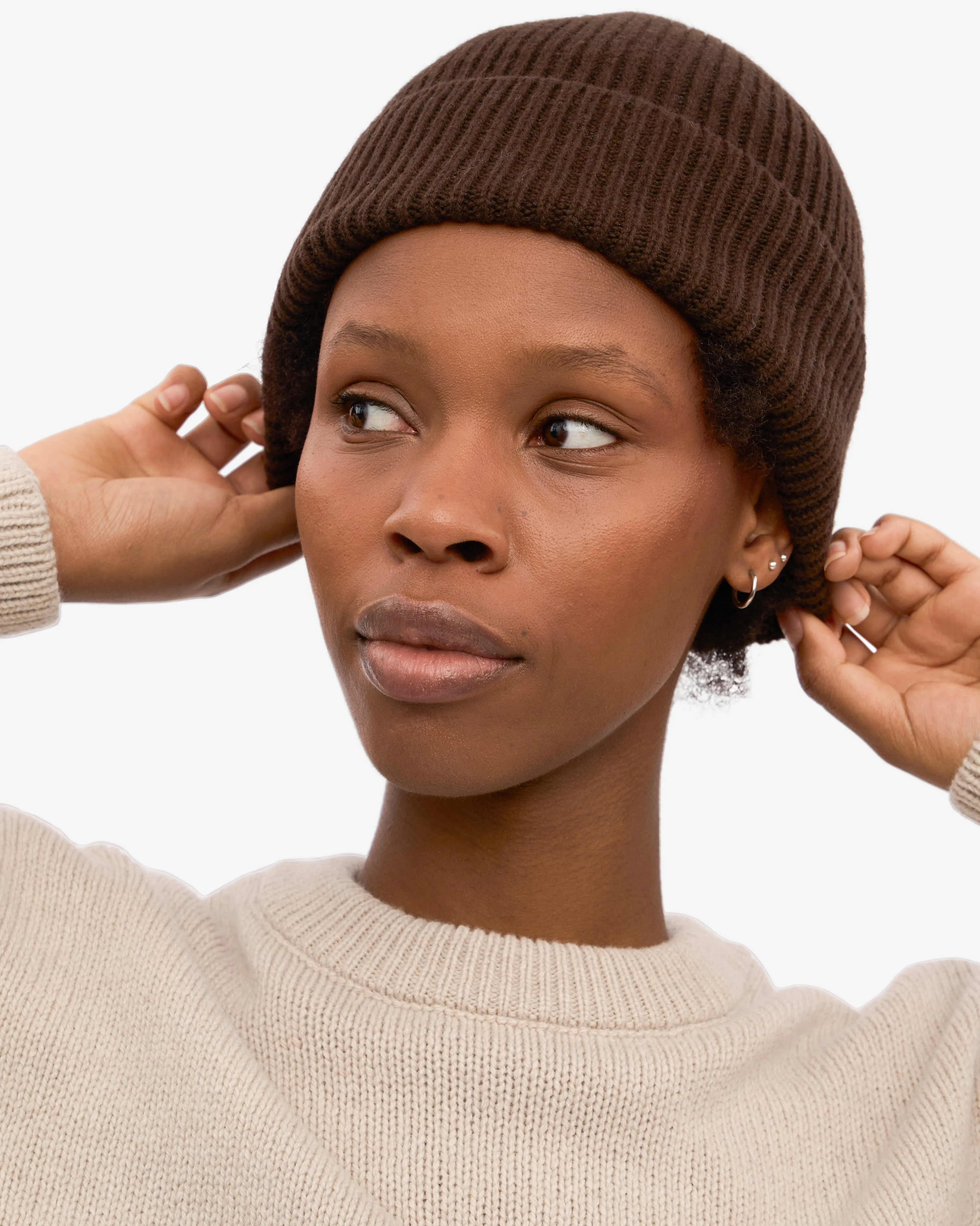 Merino Wool Beanie - Coffee Brown sold by Colorful Standard product image thumbnail 5