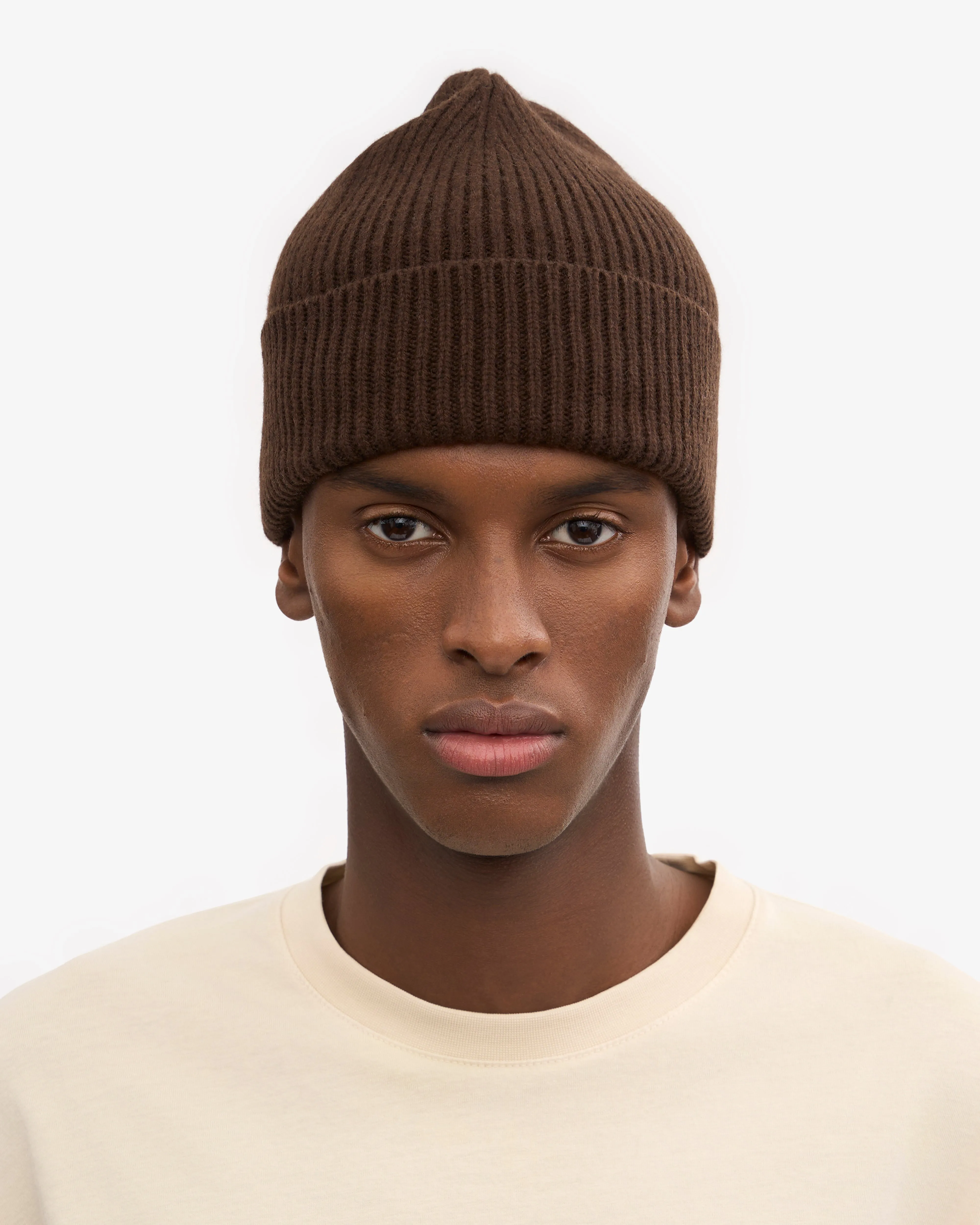 Merino Wool Beanie - Coffee Brown sold by Colorful Standard product image thumbnail 2