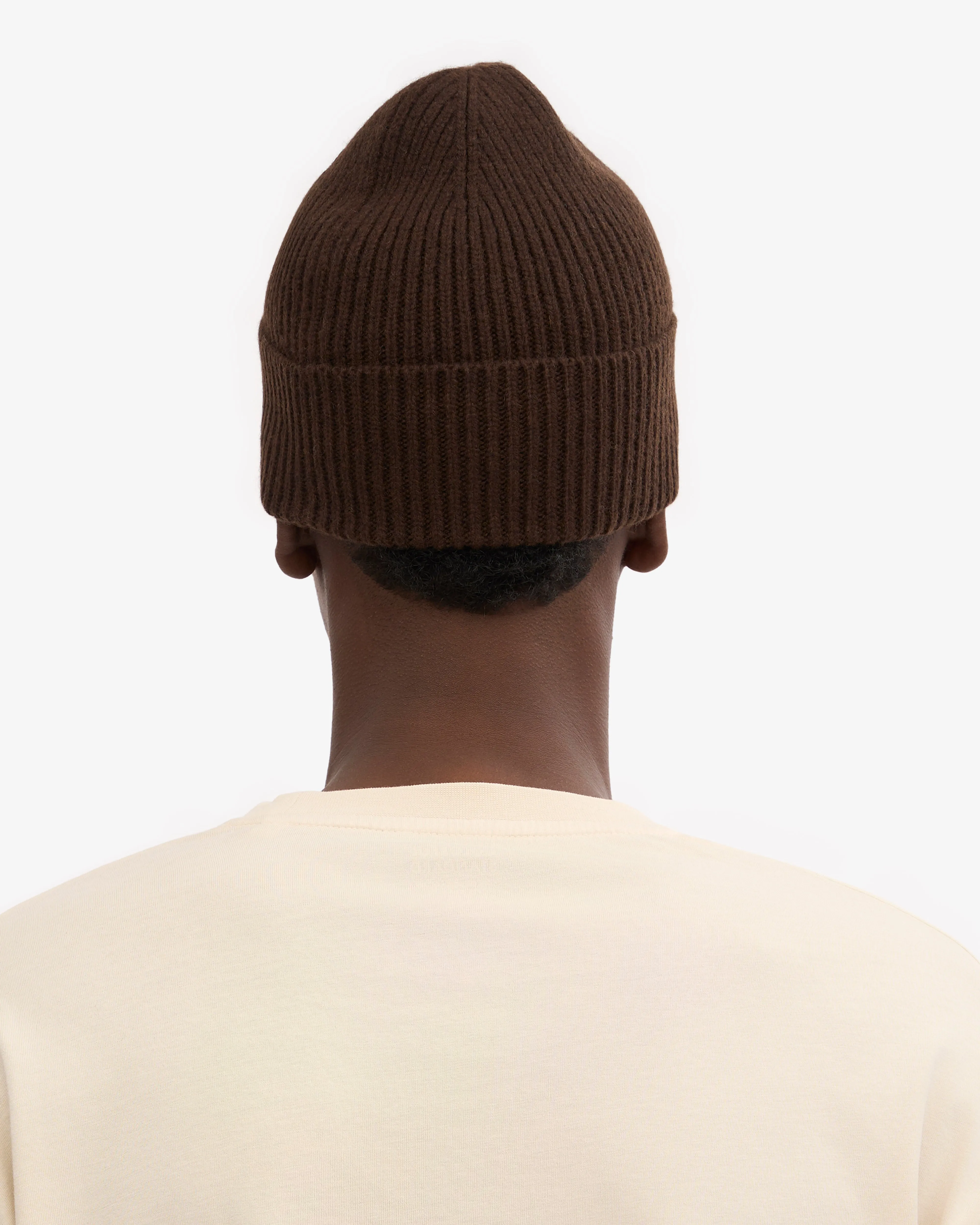 Merino Wool Beanie - Coffee Brown sold by Colorful Standard product image thumbnail 4
