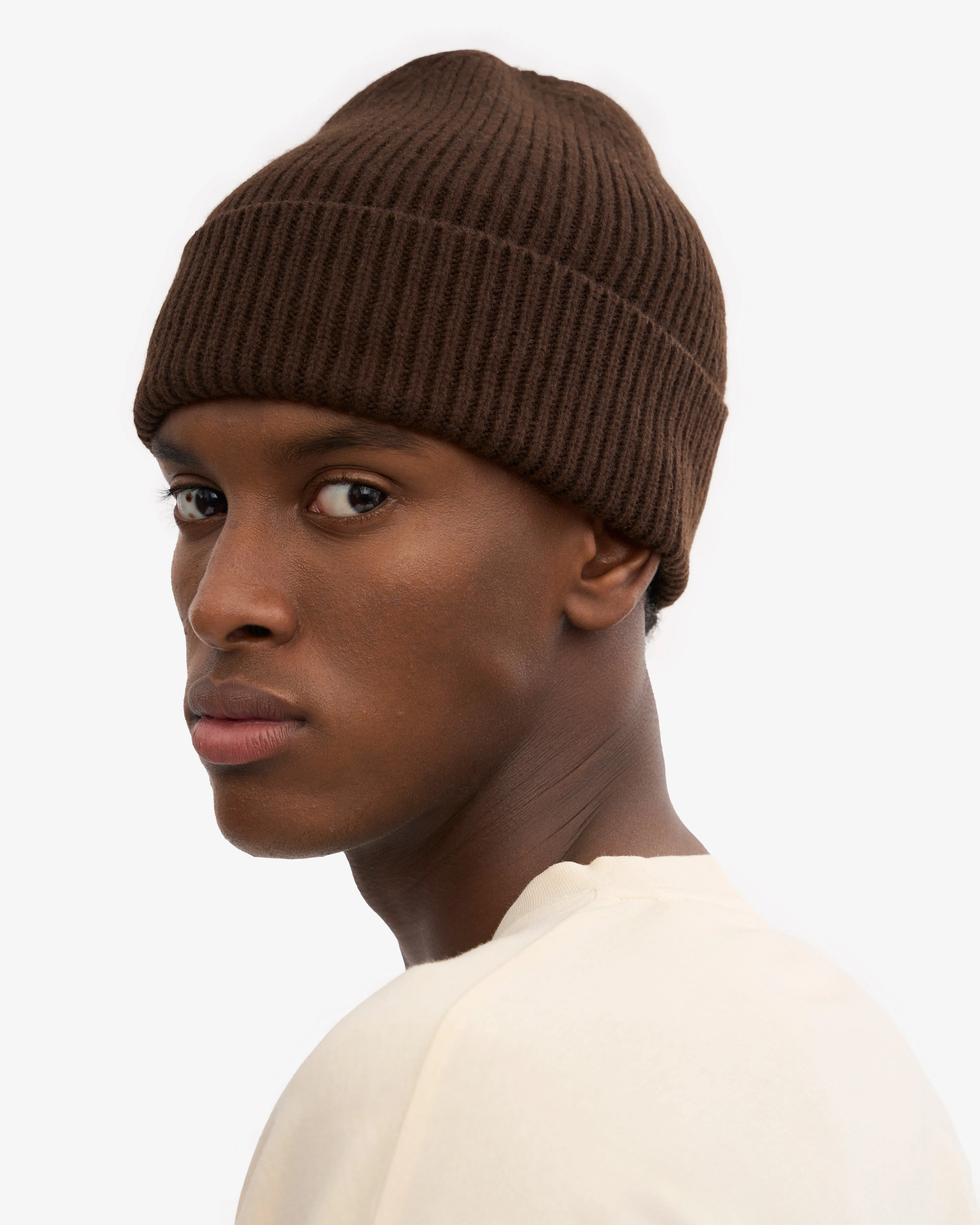 Merino Wool Beanie - Coffee Brown sold by Colorful Standard product image thumbnail 5