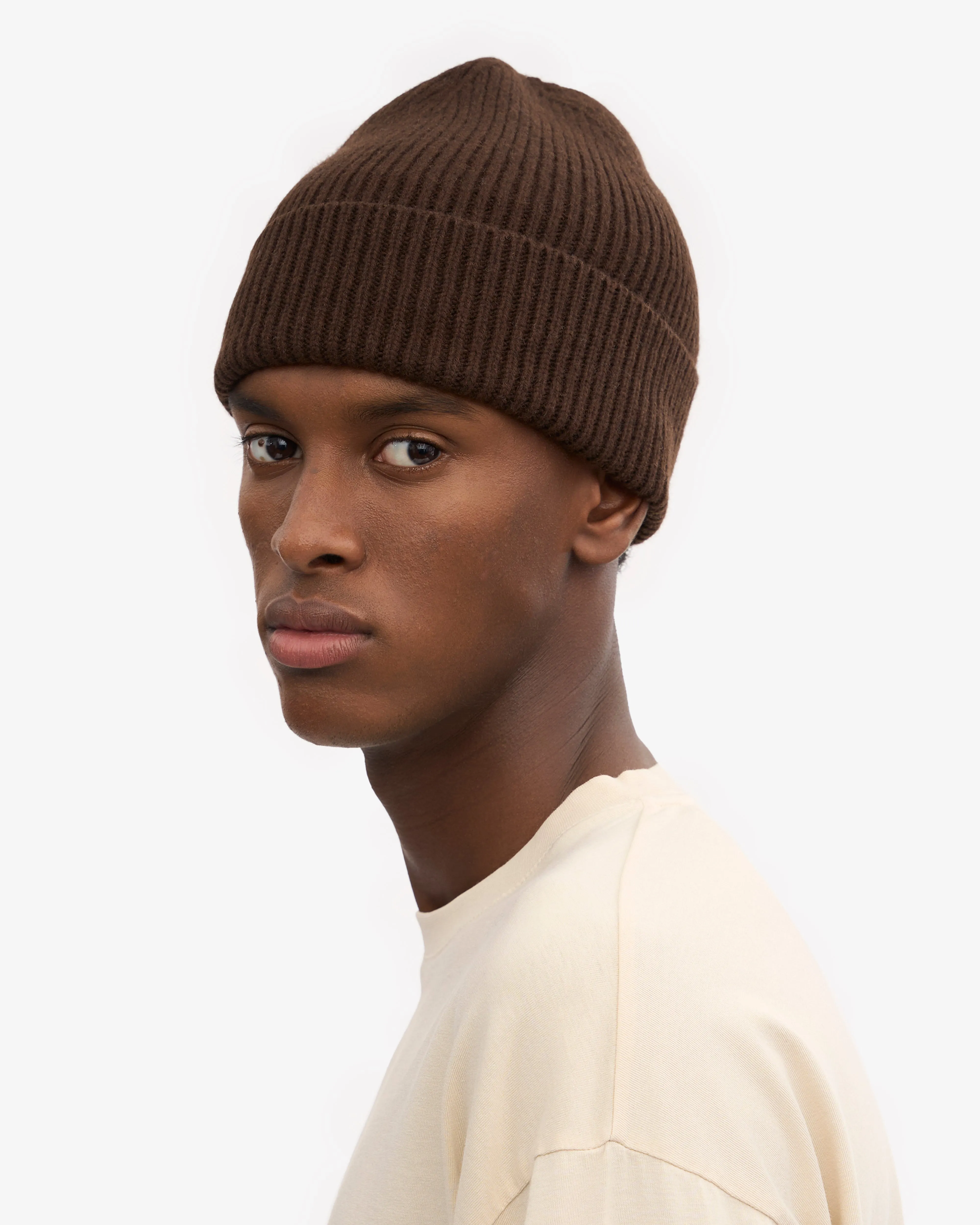 Merino Wool Beanie - Coffee Brown sold by Colorful Standard product image thumbnail 3