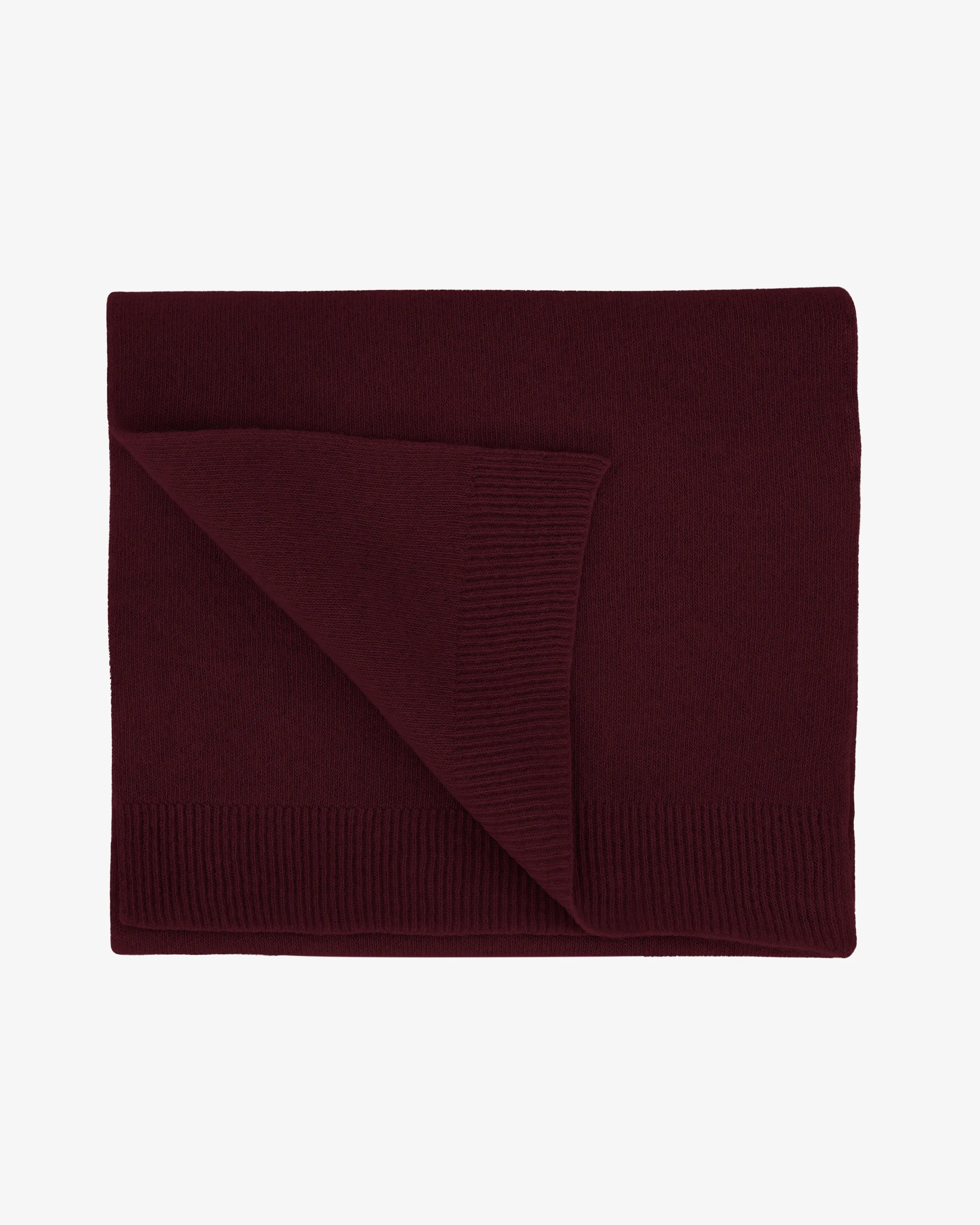 Merino Wool Scarf - Oxblood Red sold by Colorful Standard