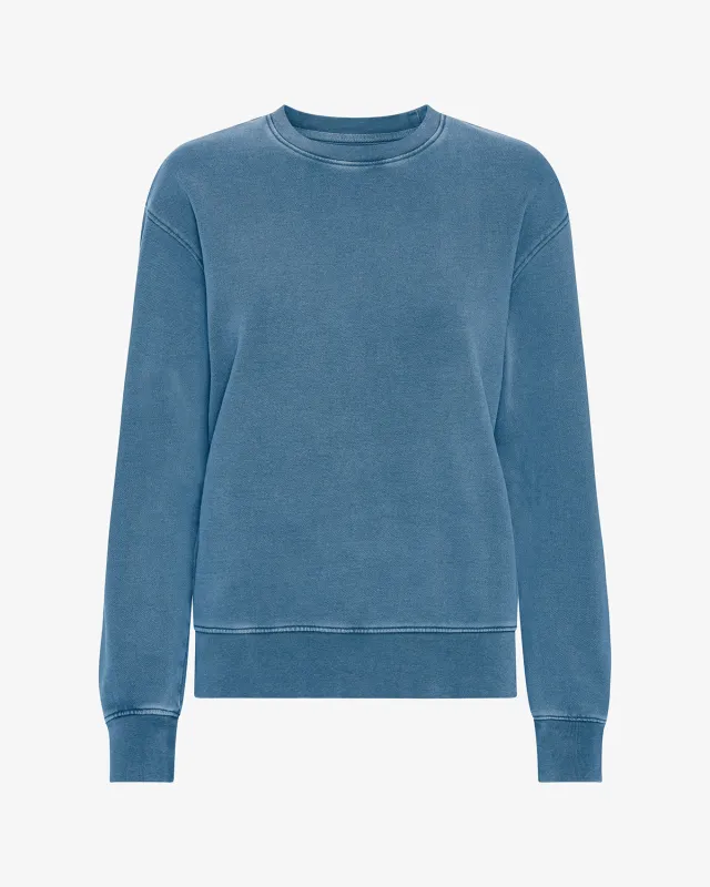 Women Classic Organic Crew - Faded Indigo made by Colorful Standard