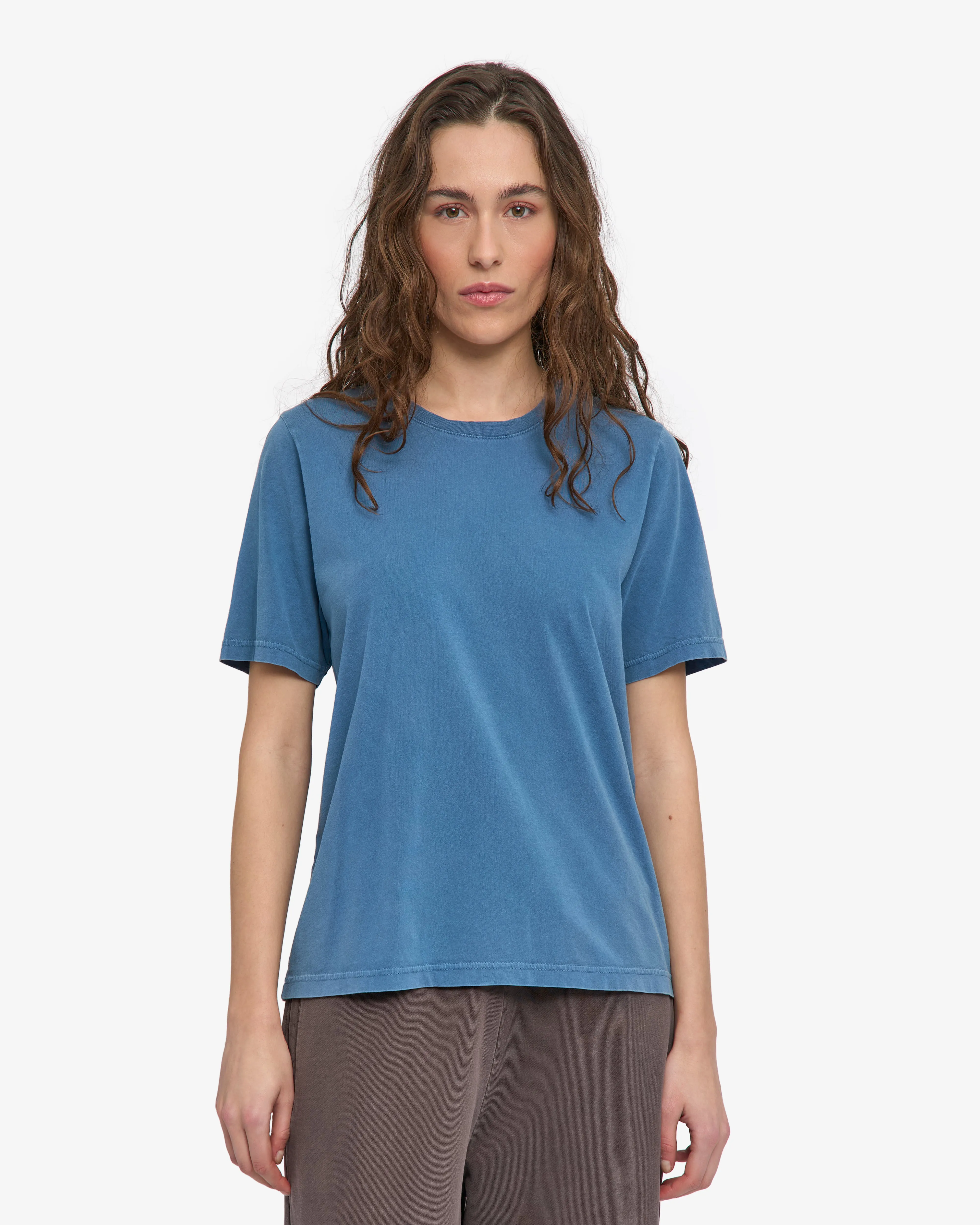 Women Light Organic Tee - Faded Indigo sold by Colorful Standard product image thumbnail 2