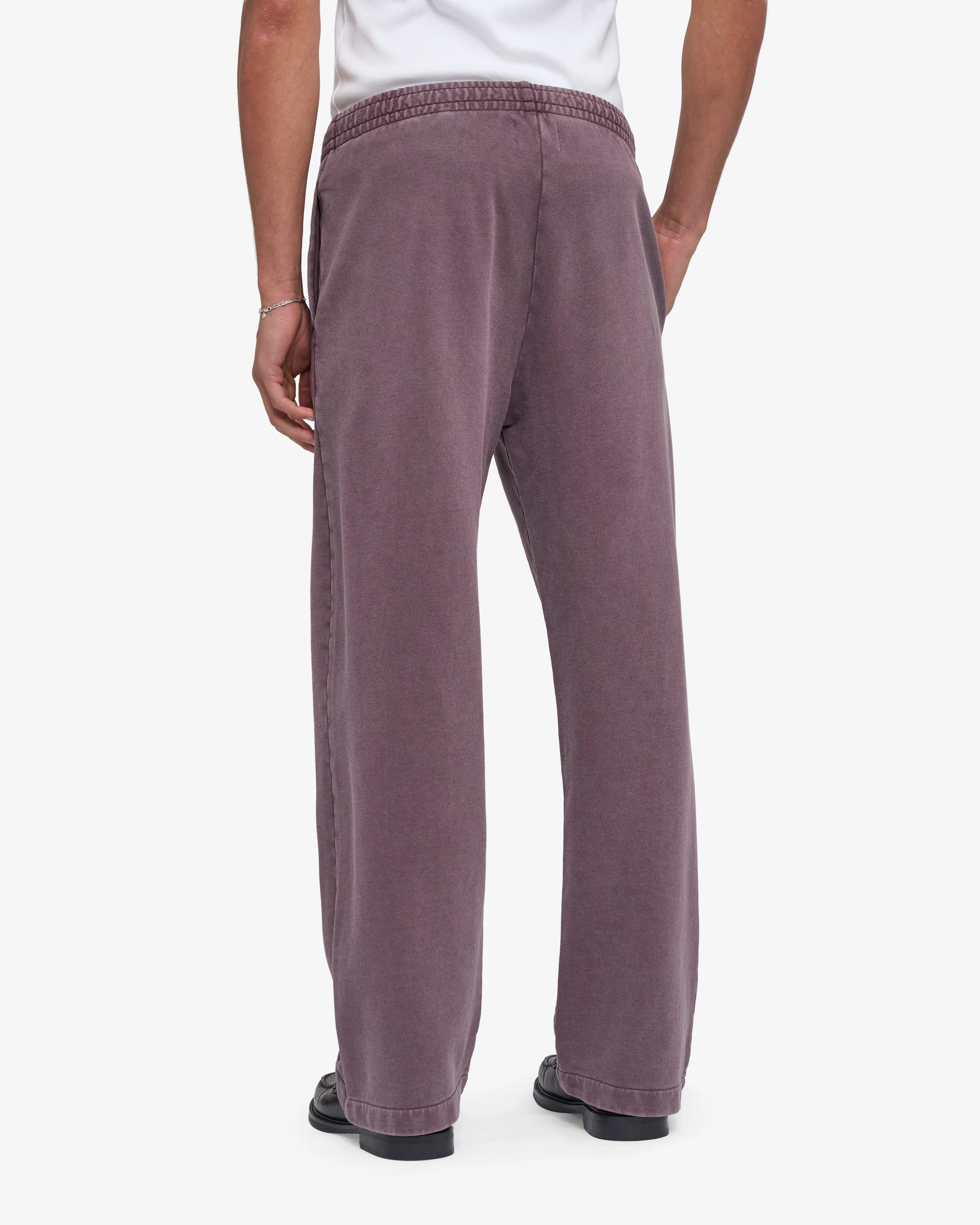 Organic Straight Leg Sweatpants - Faded Grape sold by Colorful Standard product image thumbnail 5