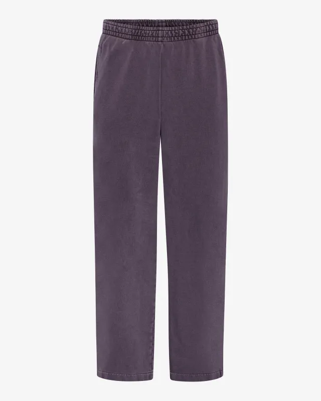 Organic Straight Leg Sweatpants - Faded Grape made by Colorful Standard